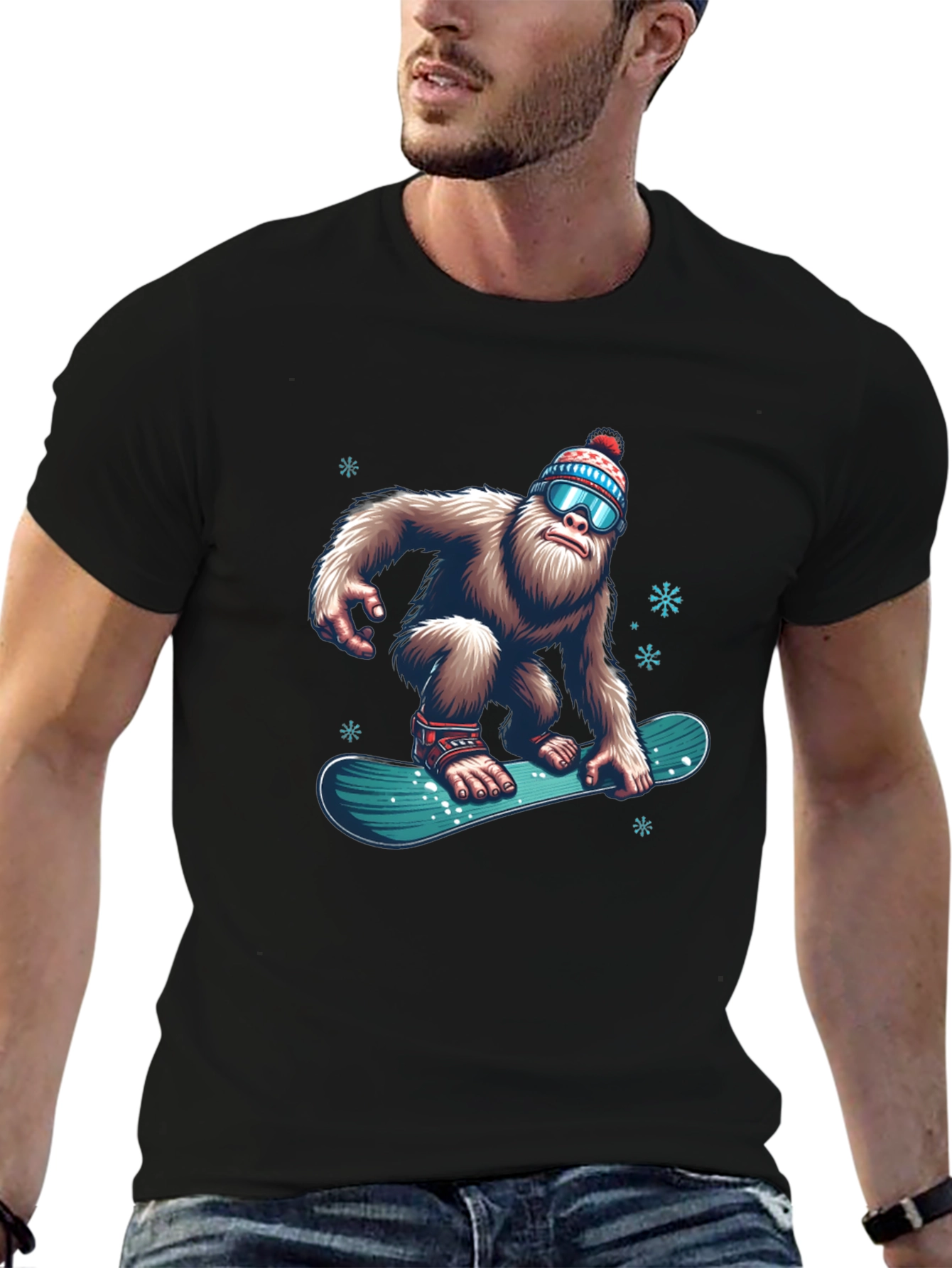 Yeti Snowboarding T-Shirt | Winter Sports Tee