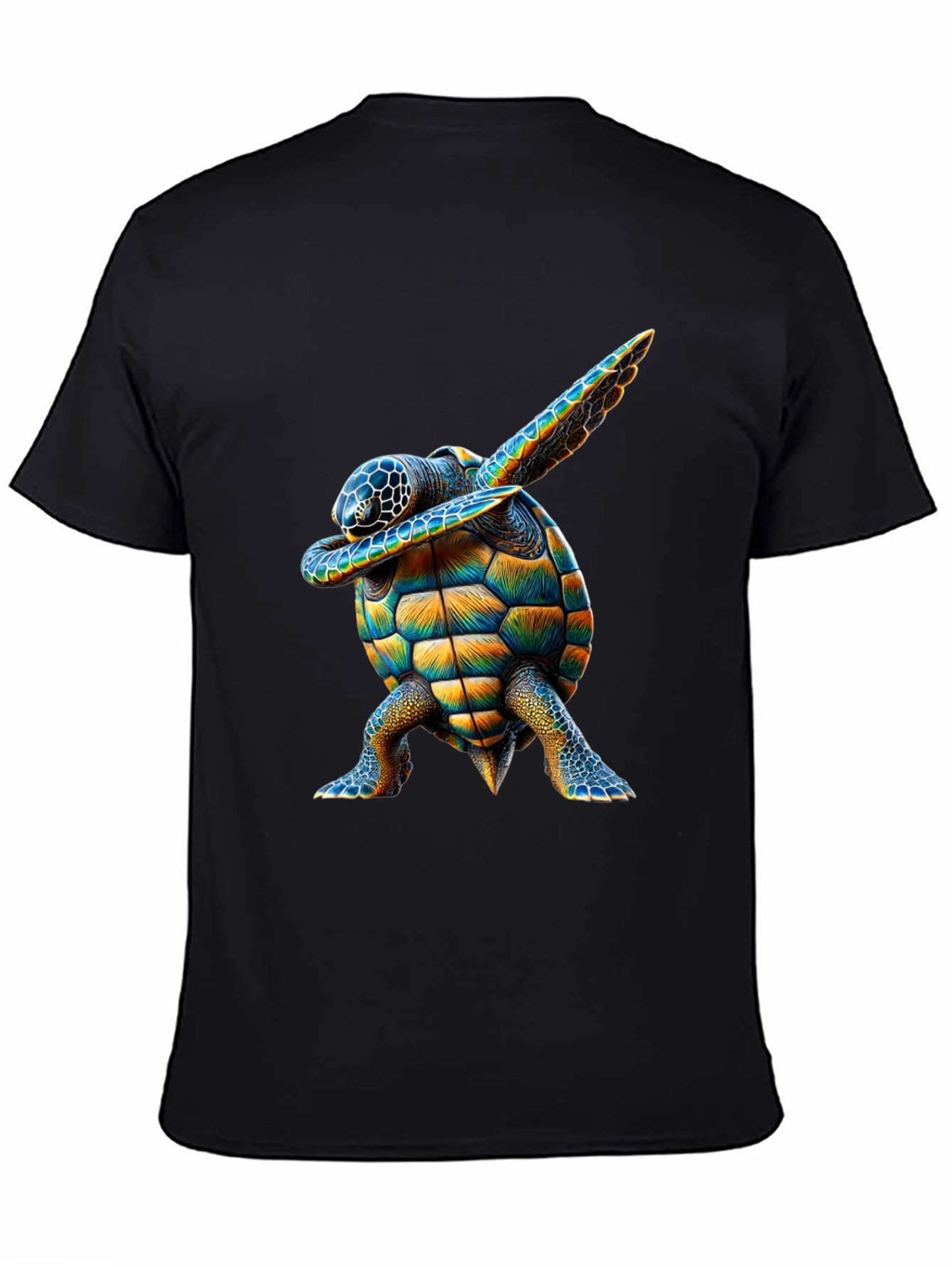 Dabbing Turtle Graphic Tee - Black T-Shirt