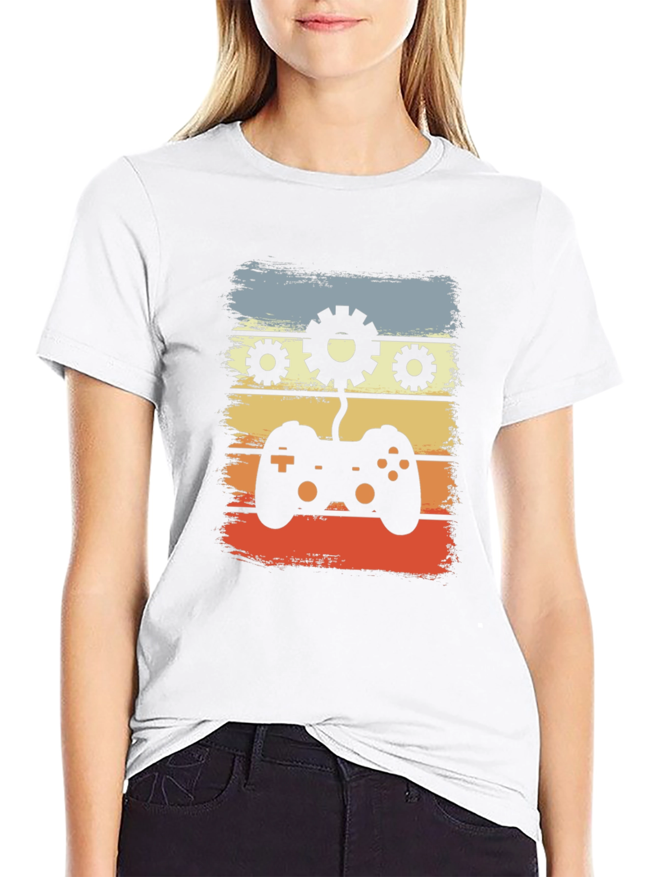 Retro Gamer T-Shirt - Gear Controller Design