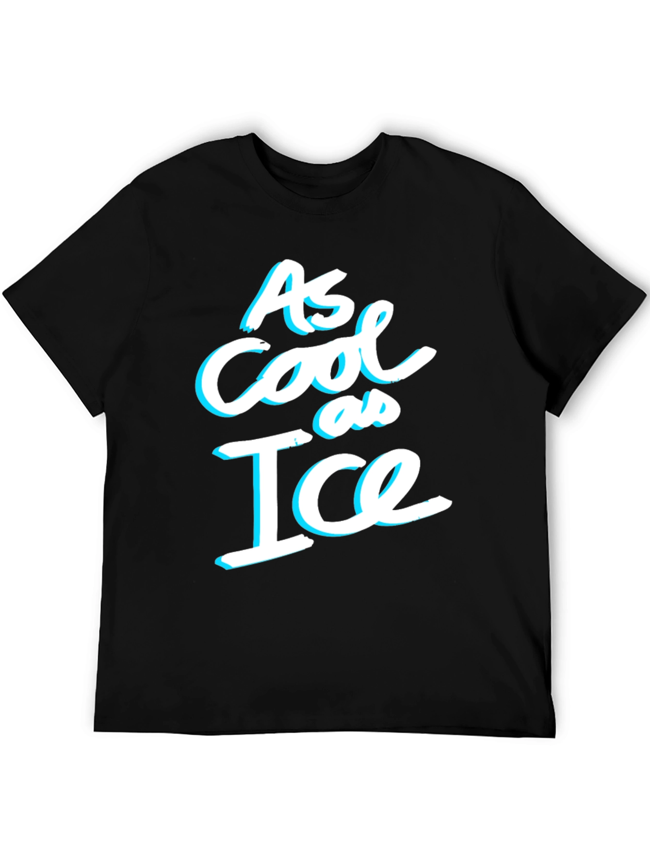As Cool As Ice Graphic Tee - Black