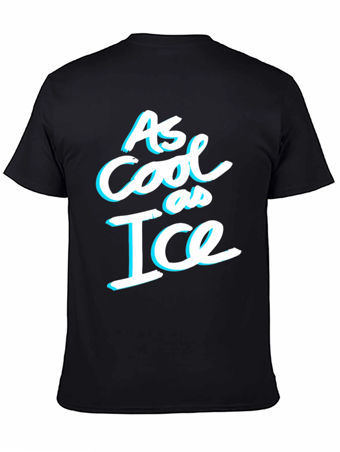 As Cool As Ice Graphic Tee - Black