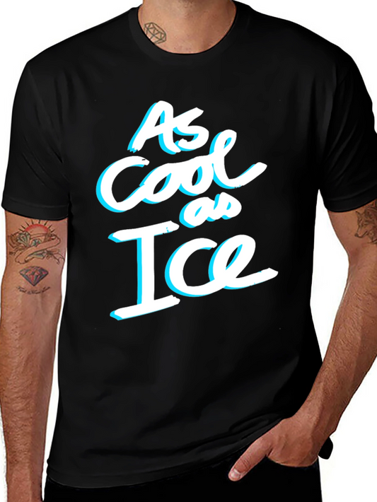 As Cool As Ice Graphic Tee - Black