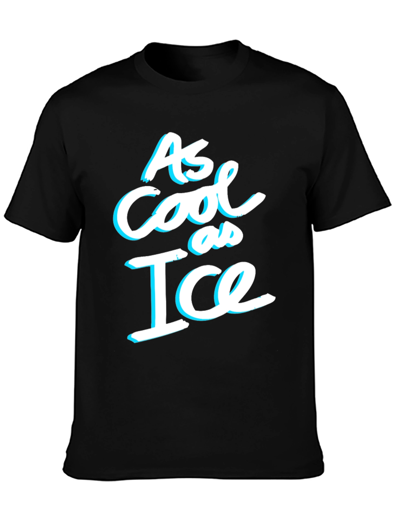As Cool As Ice Graphic Tee - Black