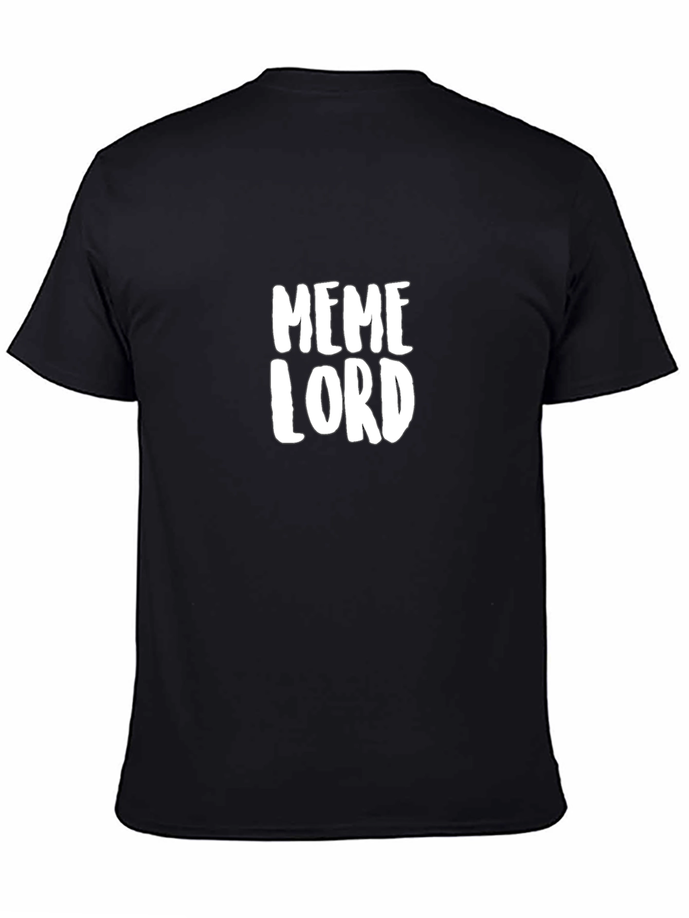 Meme Lord T-Shirt - Black Cotton Tee