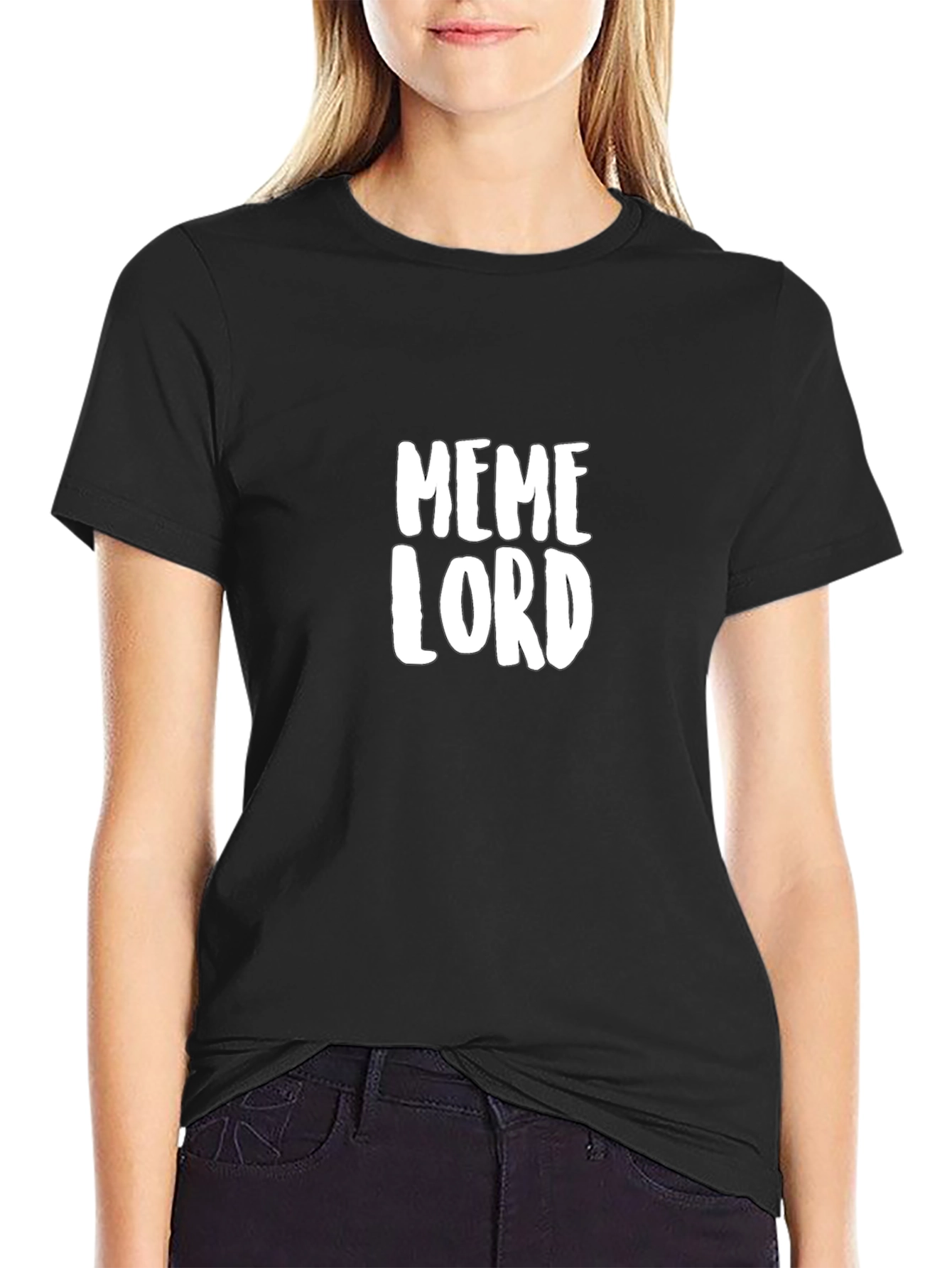 Meme Lord T-Shirt - Black Cotton Tee