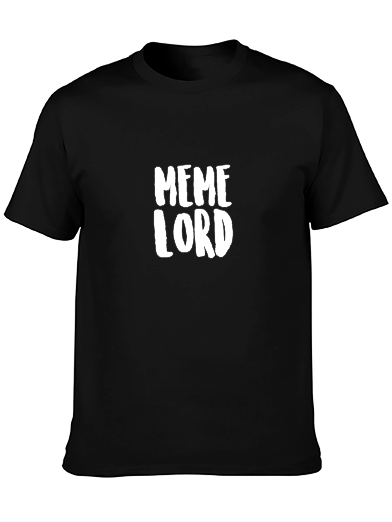 Meme Lord T-Shirt - Black Cotton Tee