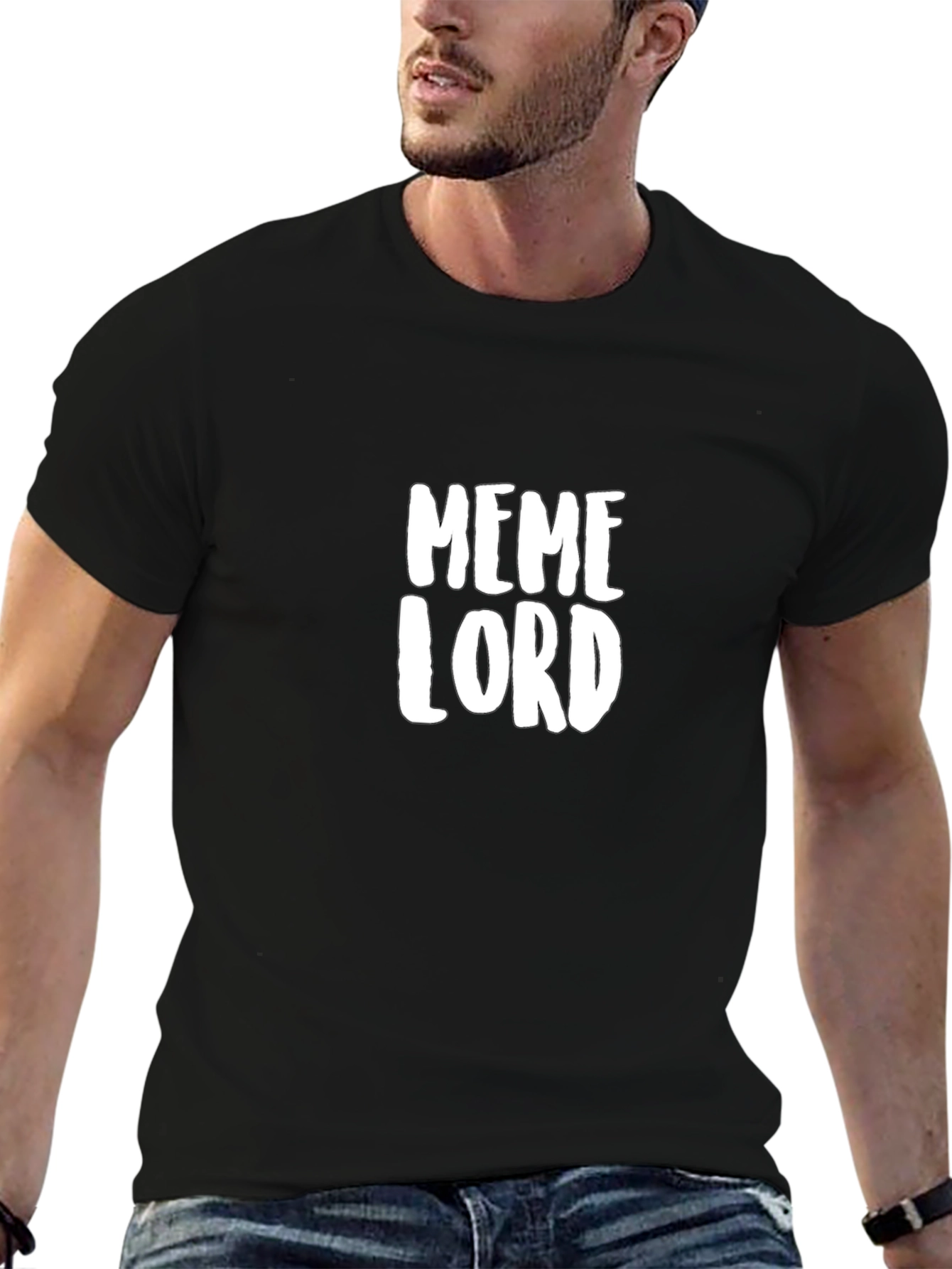 Meme Lord T-Shirt - Black Cotton Tee