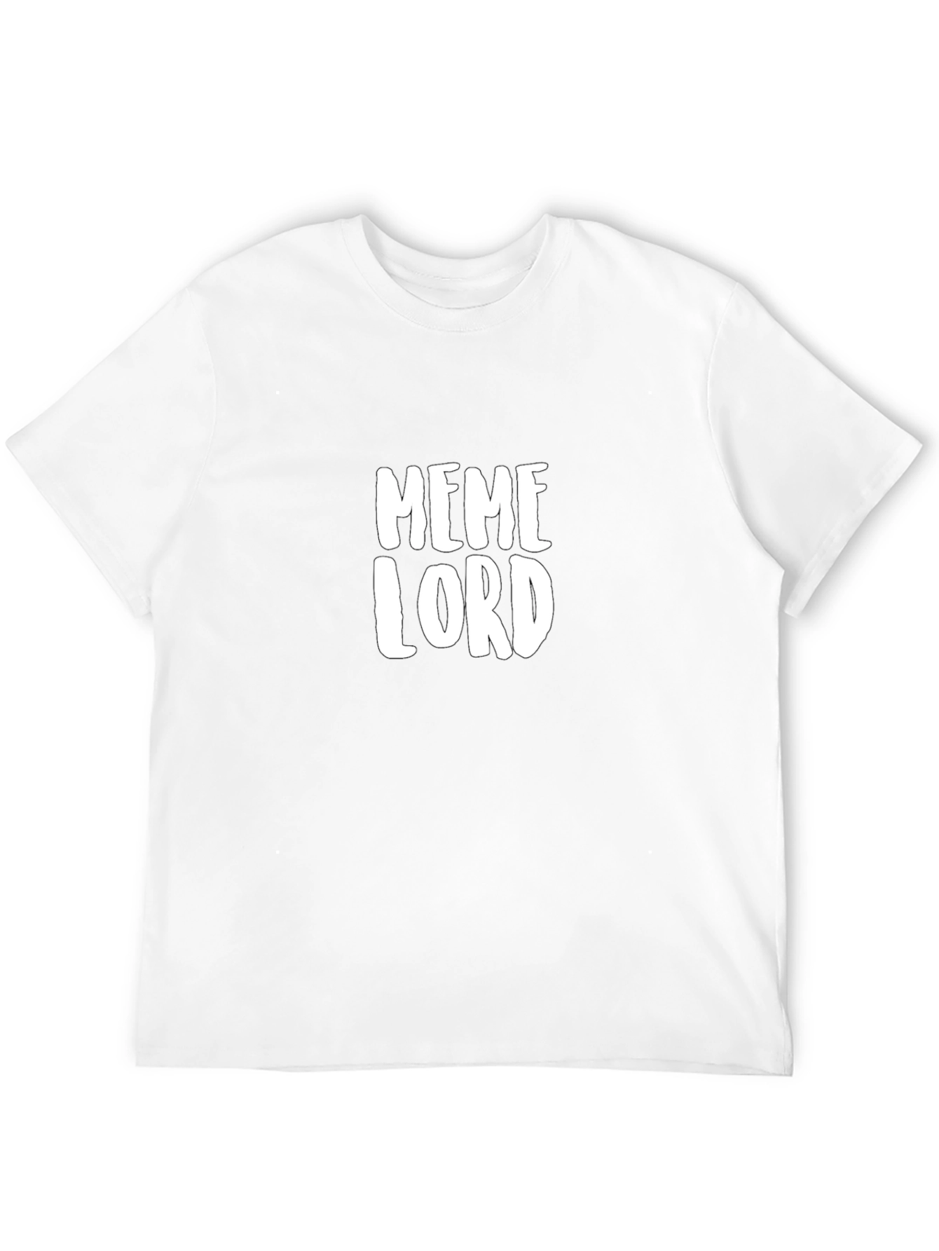Meme Lord T-Shirt - Black Cotton Tee