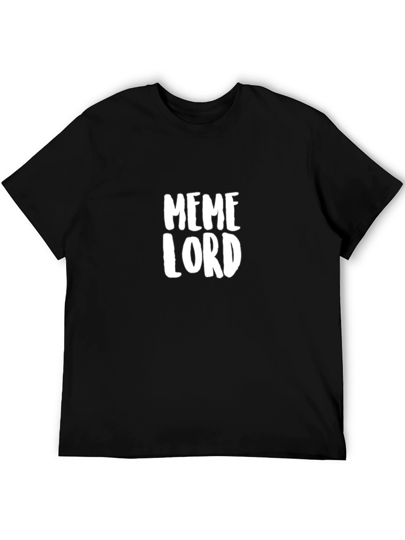 Meme Lord T-Shirt - Black Cotton Tee