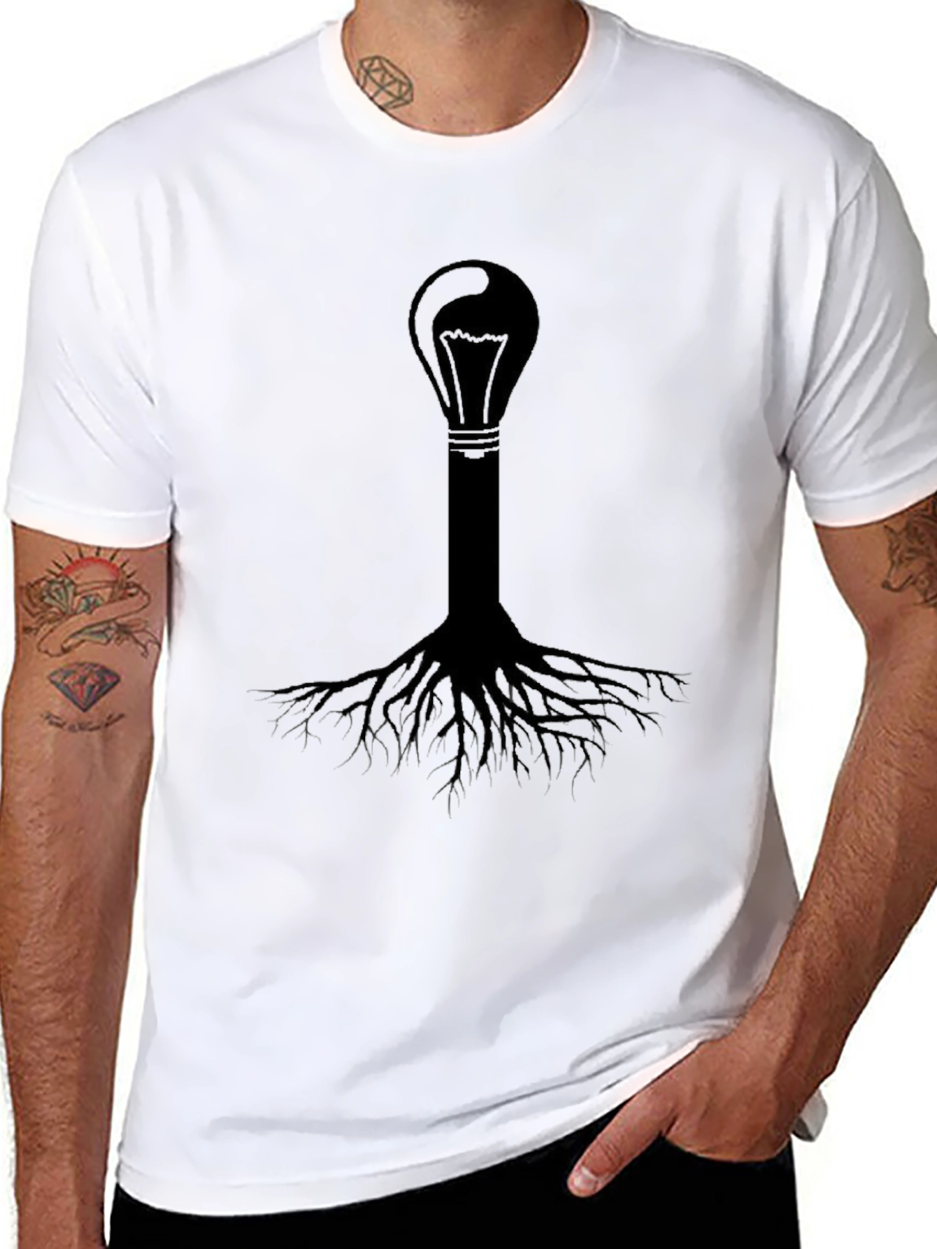 Root of Knowledge Black Graphic Tee