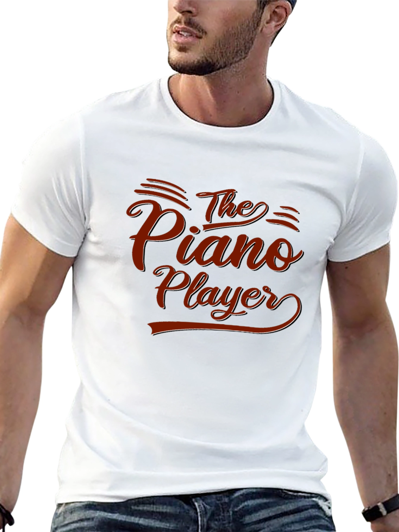 The Piano Player Graphic T-Shirt - Unisex
