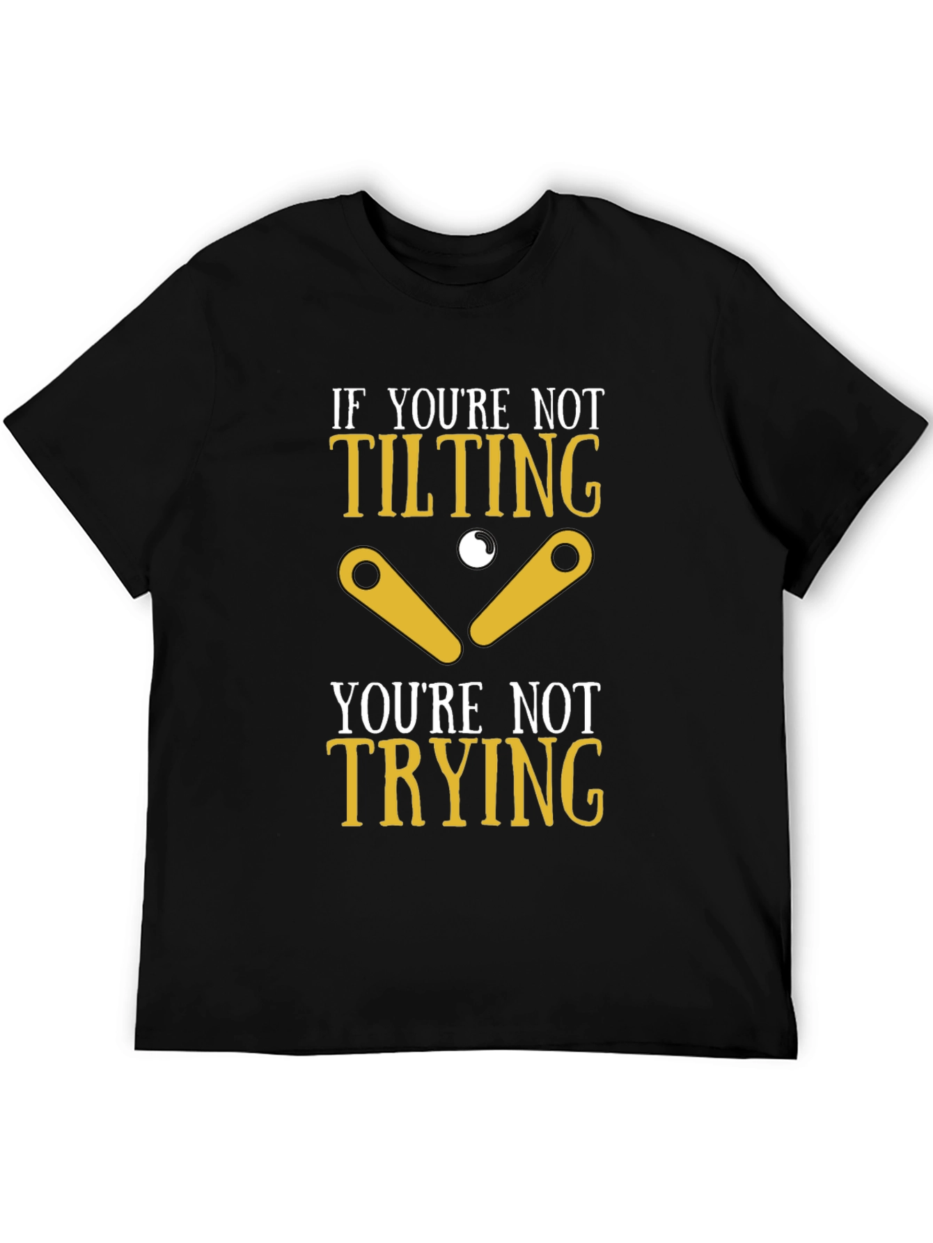 Tilting Pinball Funny T-Shirt