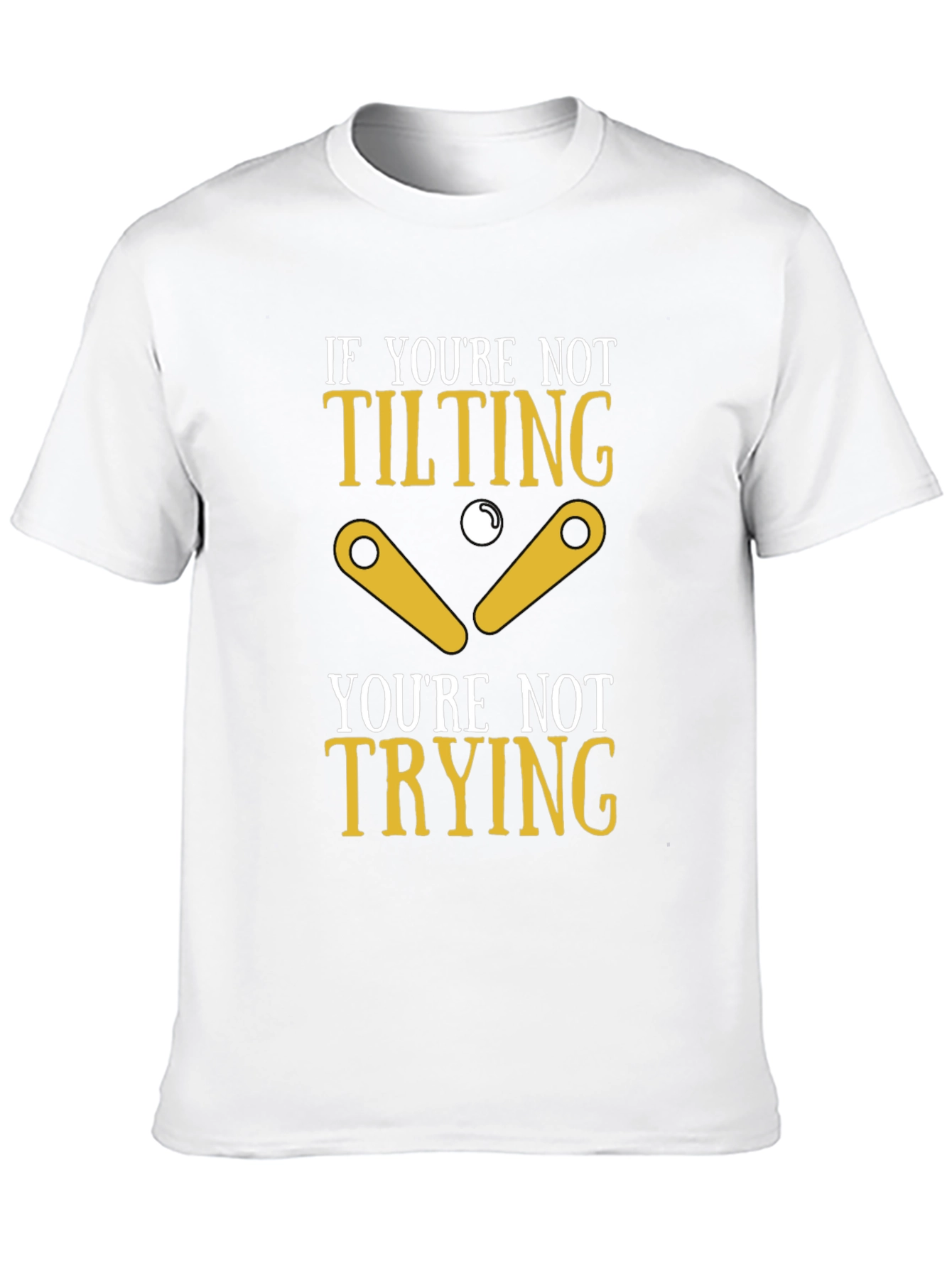 Tilting Pinball Funny T-Shirt