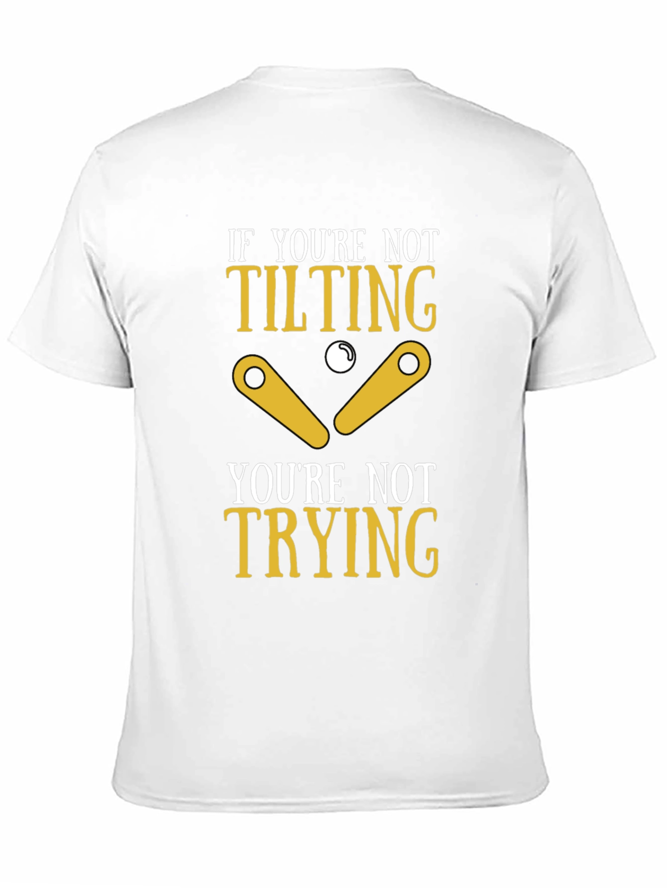 Tilting Pinball Funny T-Shirt
