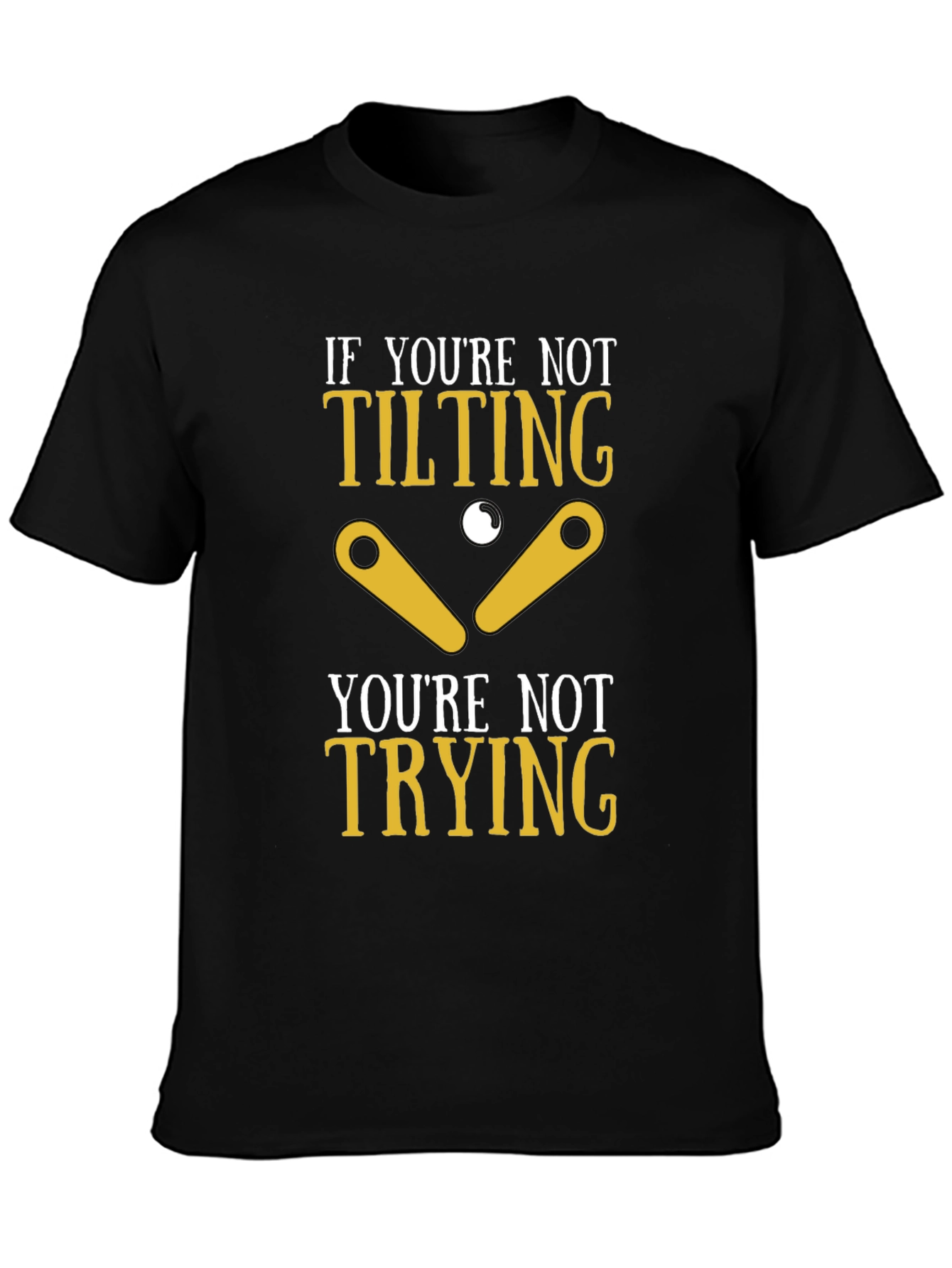 Tilting Pinball Funny T-Shirt
