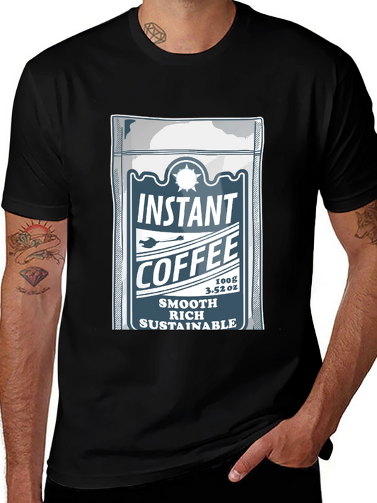 Instant Coffee Graphic Tee - Smooth Rich Sustainable
