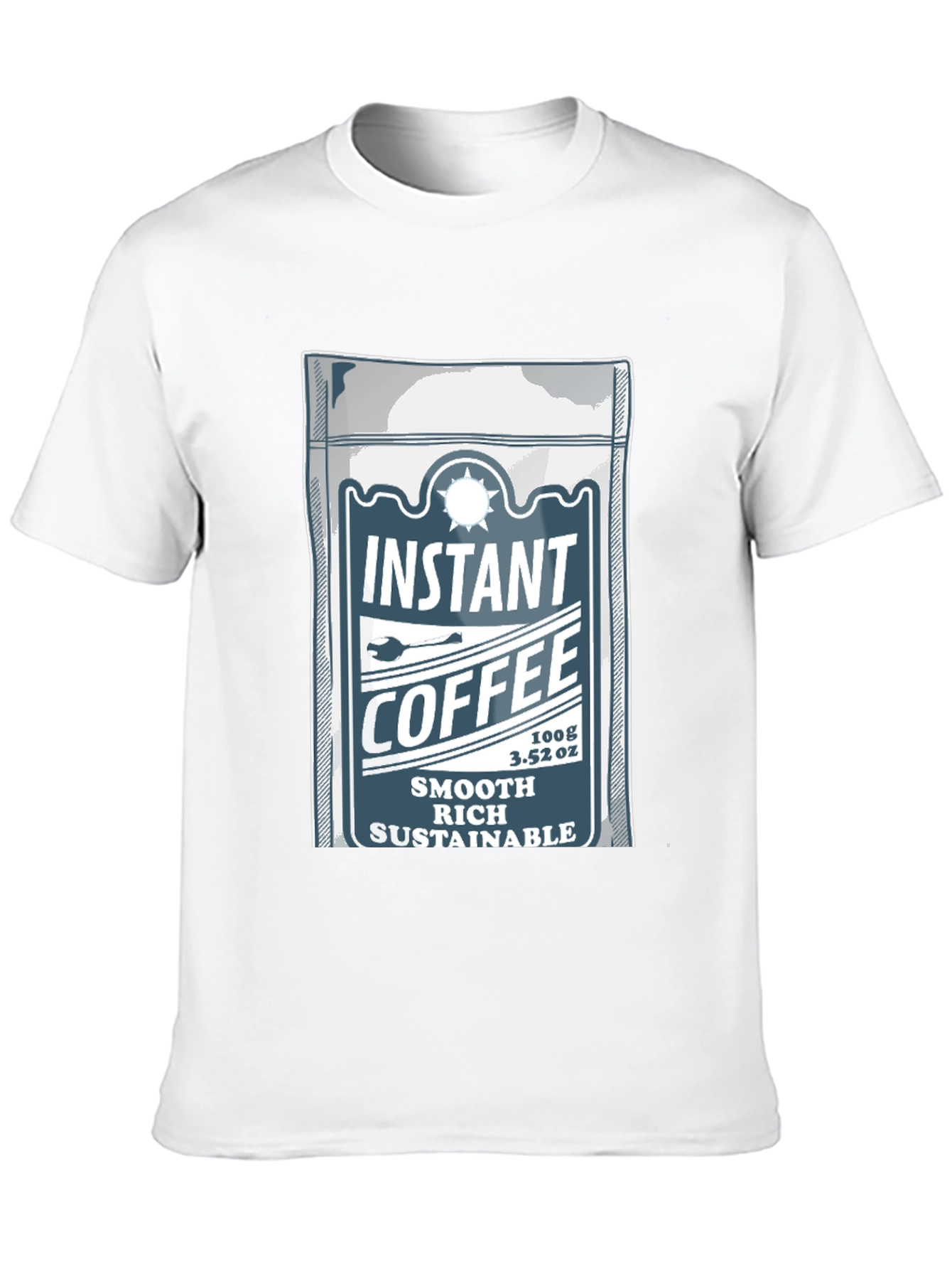Instant Coffee Graphic Tee - Smooth Rich Sustainable