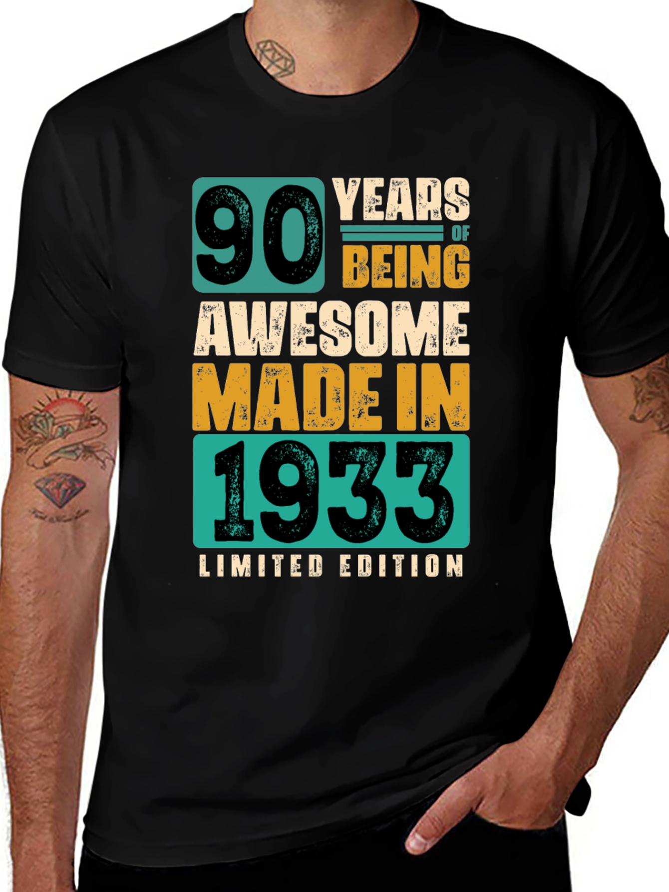 90 Years Awesome Made in 1933 T-Shirt