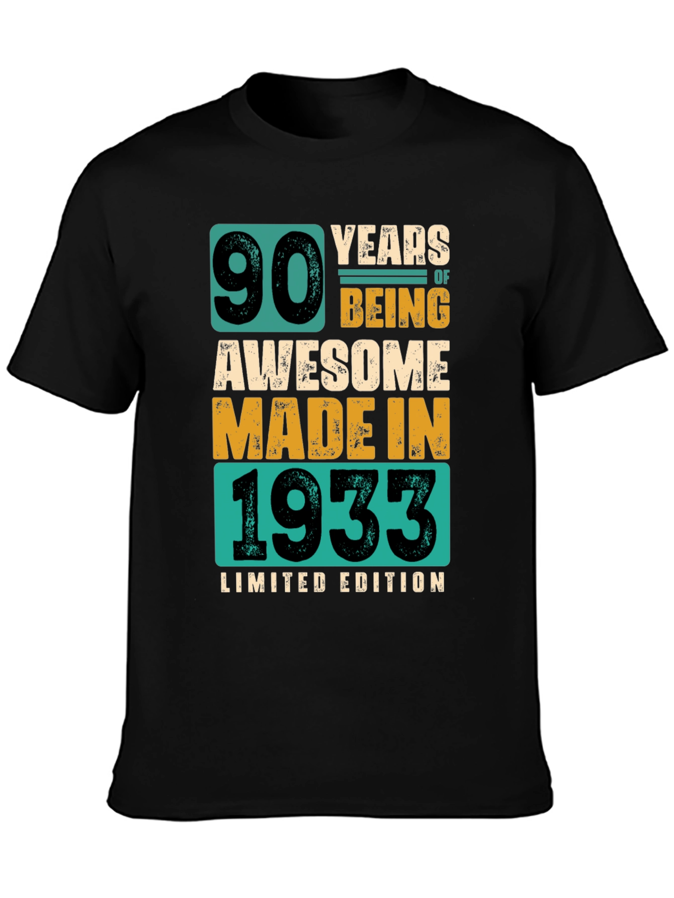 90 Years Awesome Made in 1933 T-Shirt