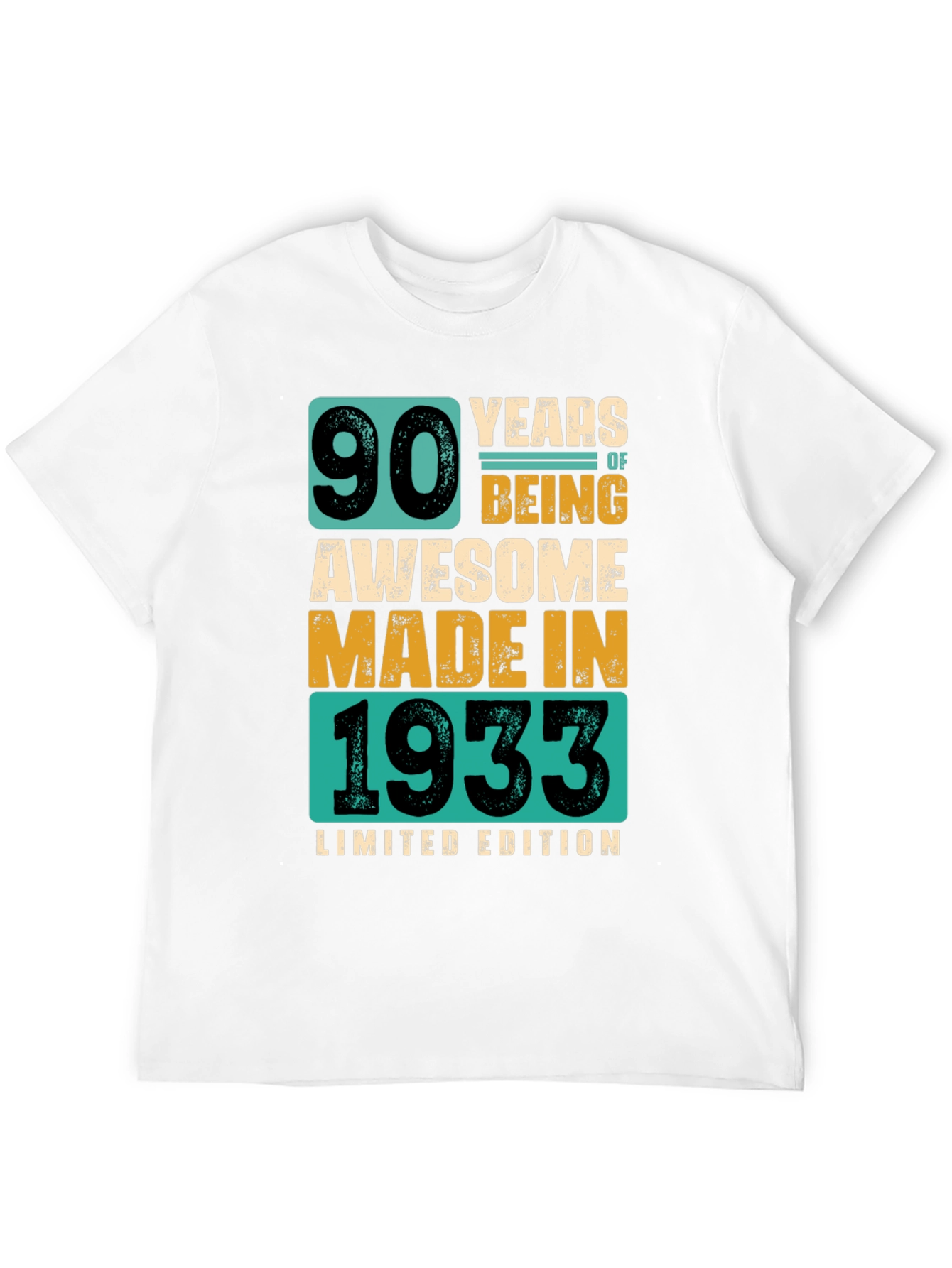 90 Years Awesome Made in 1933 T-Shirt