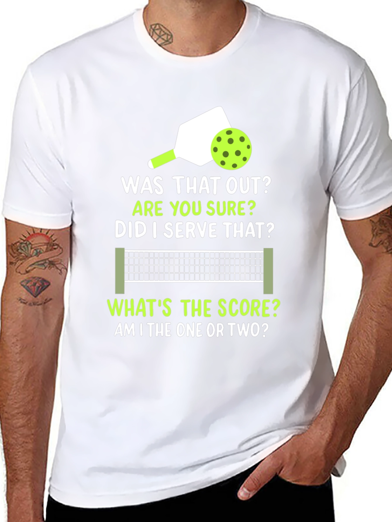 Pickleball T-Shirt: Was That Out? Funny Sports Tee