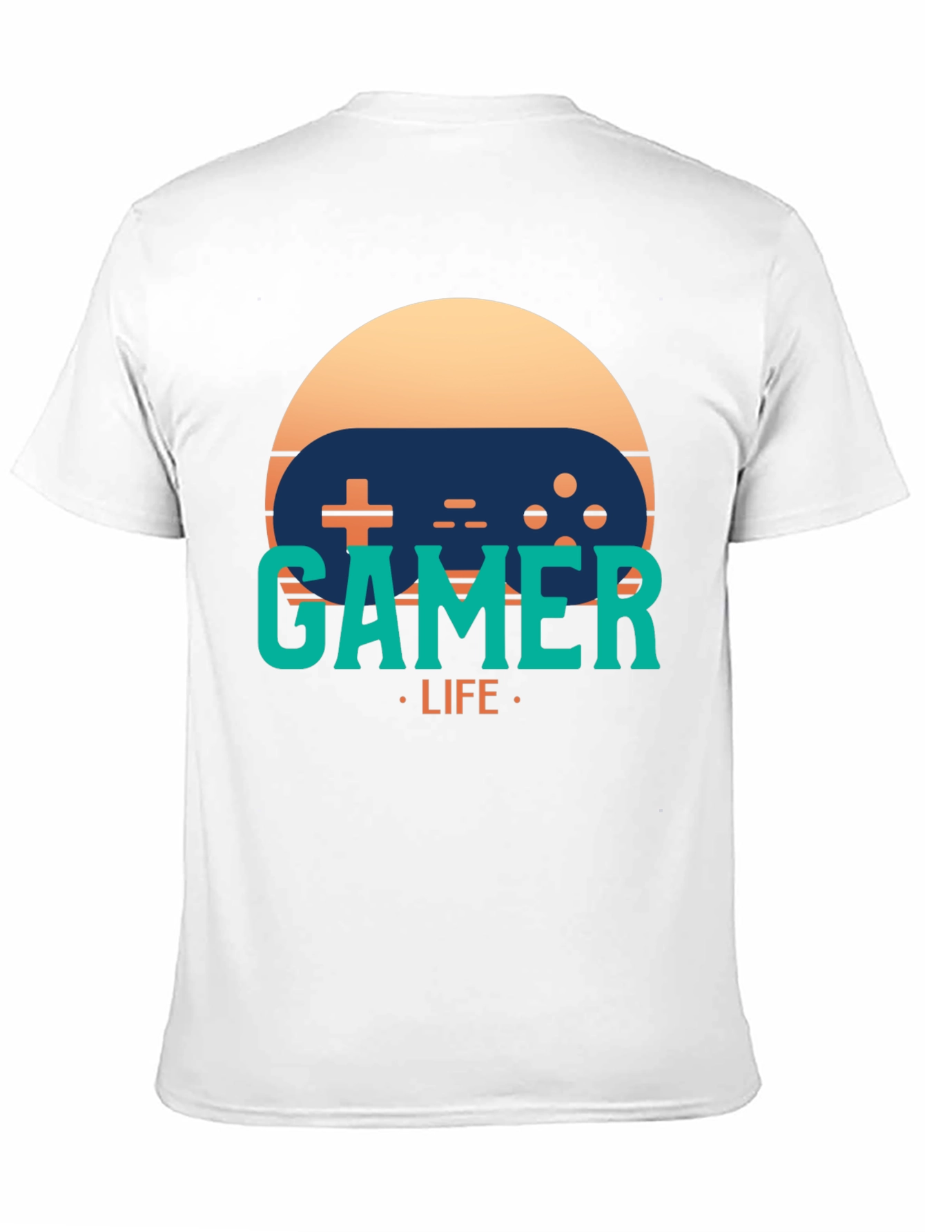 Gamer Life Graphic Tee - Retro Console Style