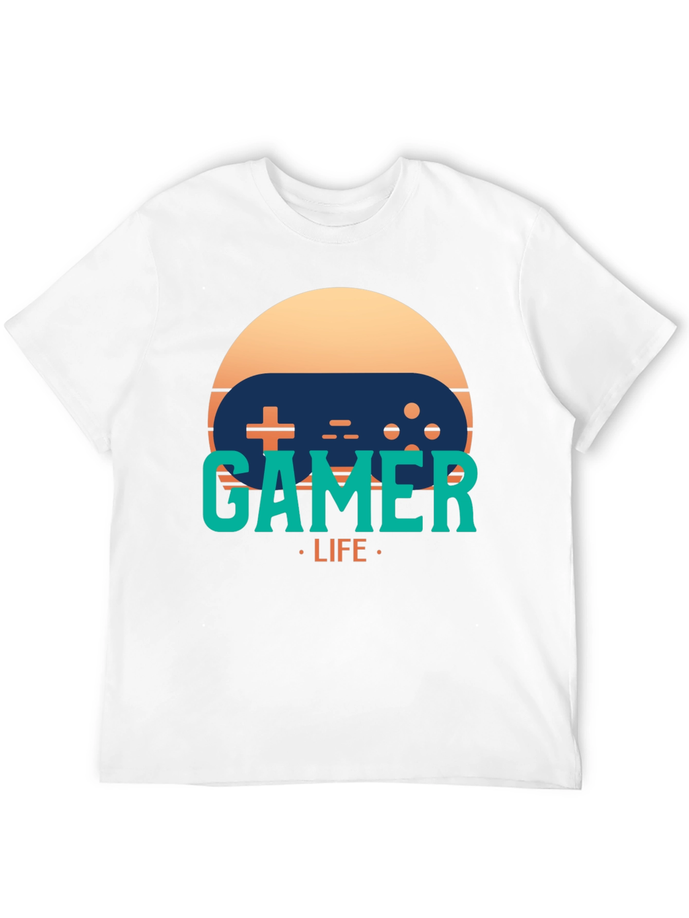 Gamer Life Graphic Tee - Retro Console Style