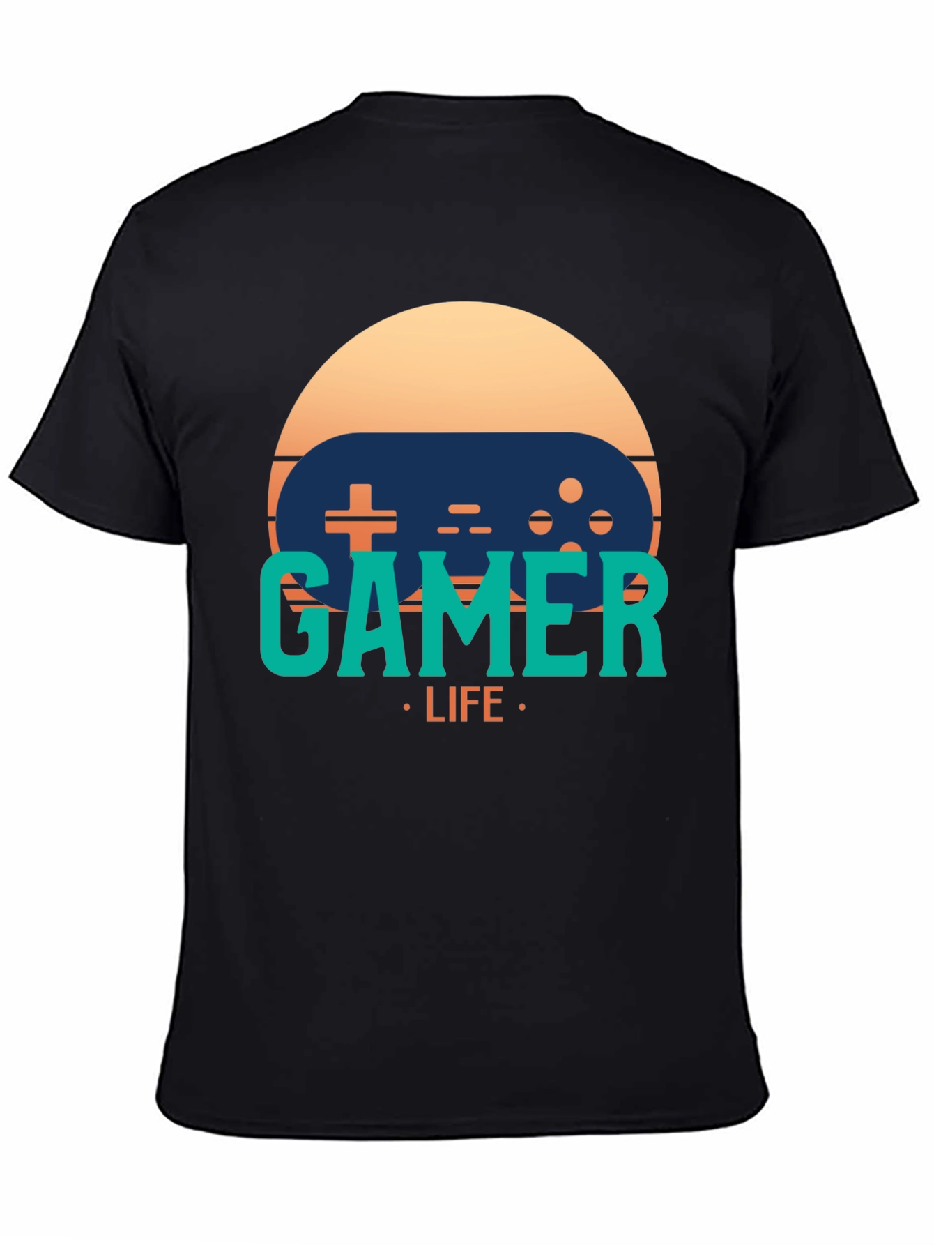 Gamer Life Graphic Tee - Retro Console Style
