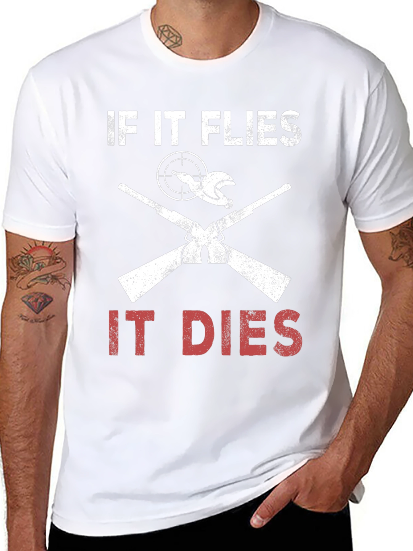 If It Flies It Dies Hunting T-Shirt