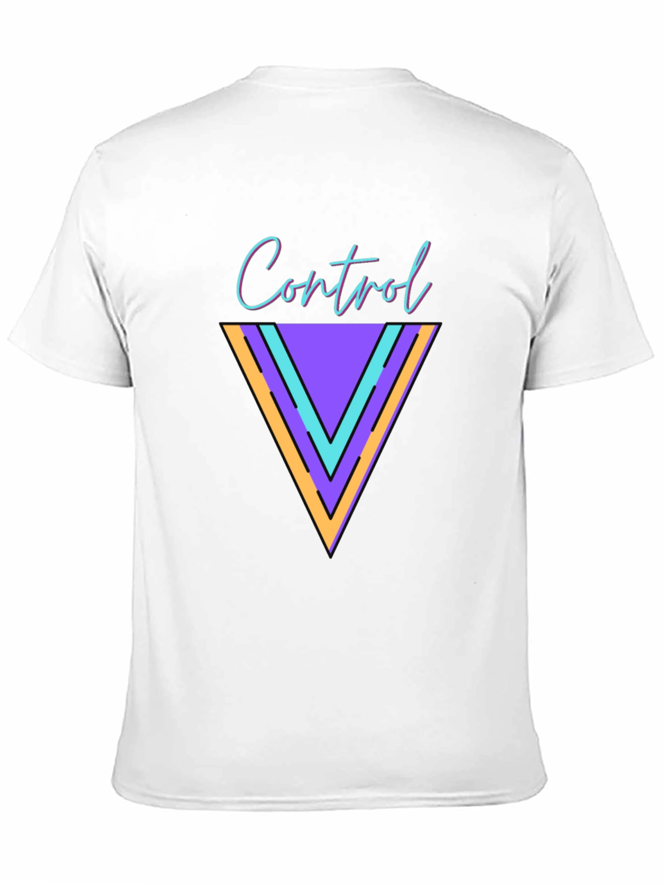 Retro Control Triangle Graphic Tee