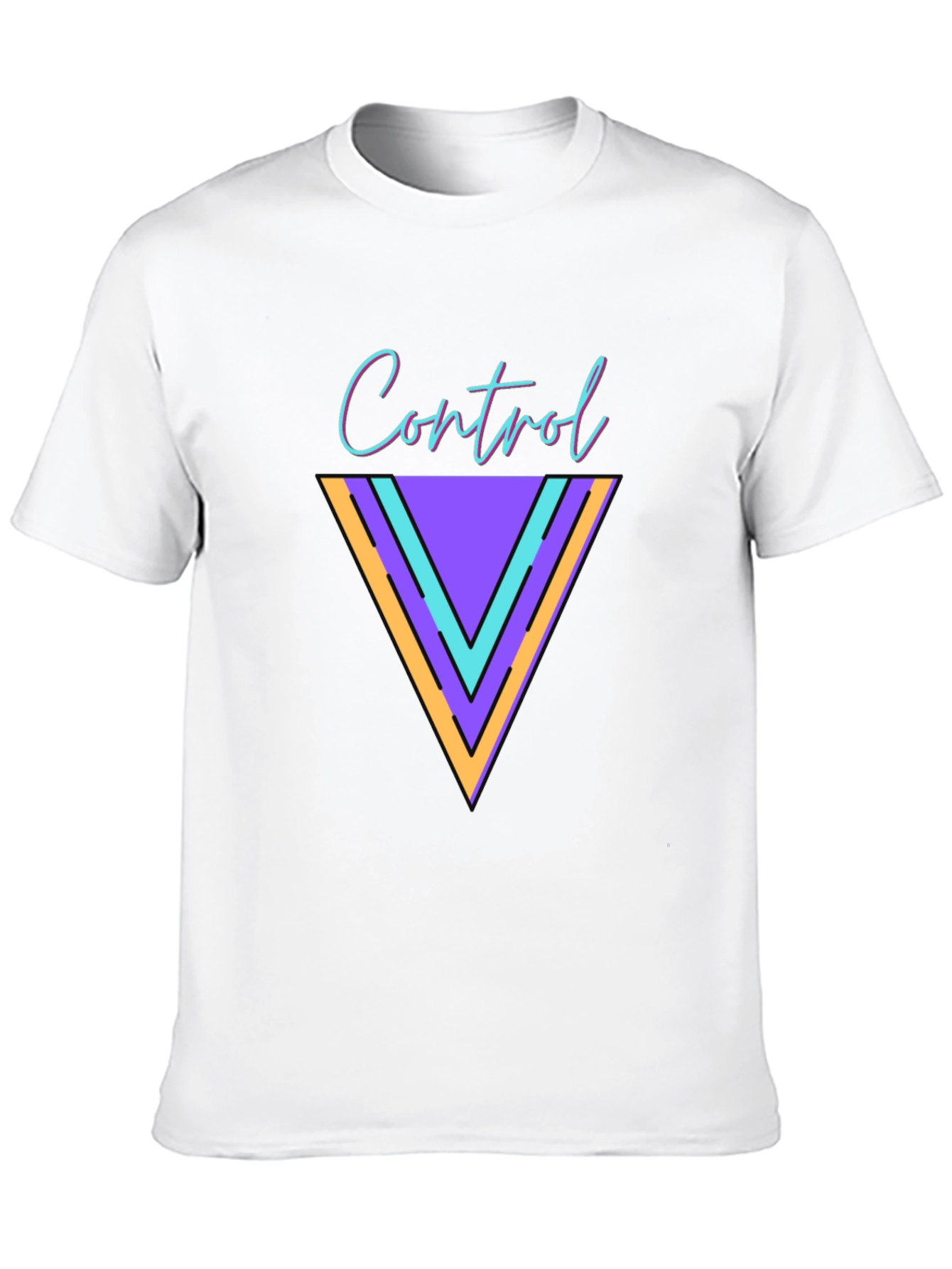 Retro Control Triangle Graphic Tee