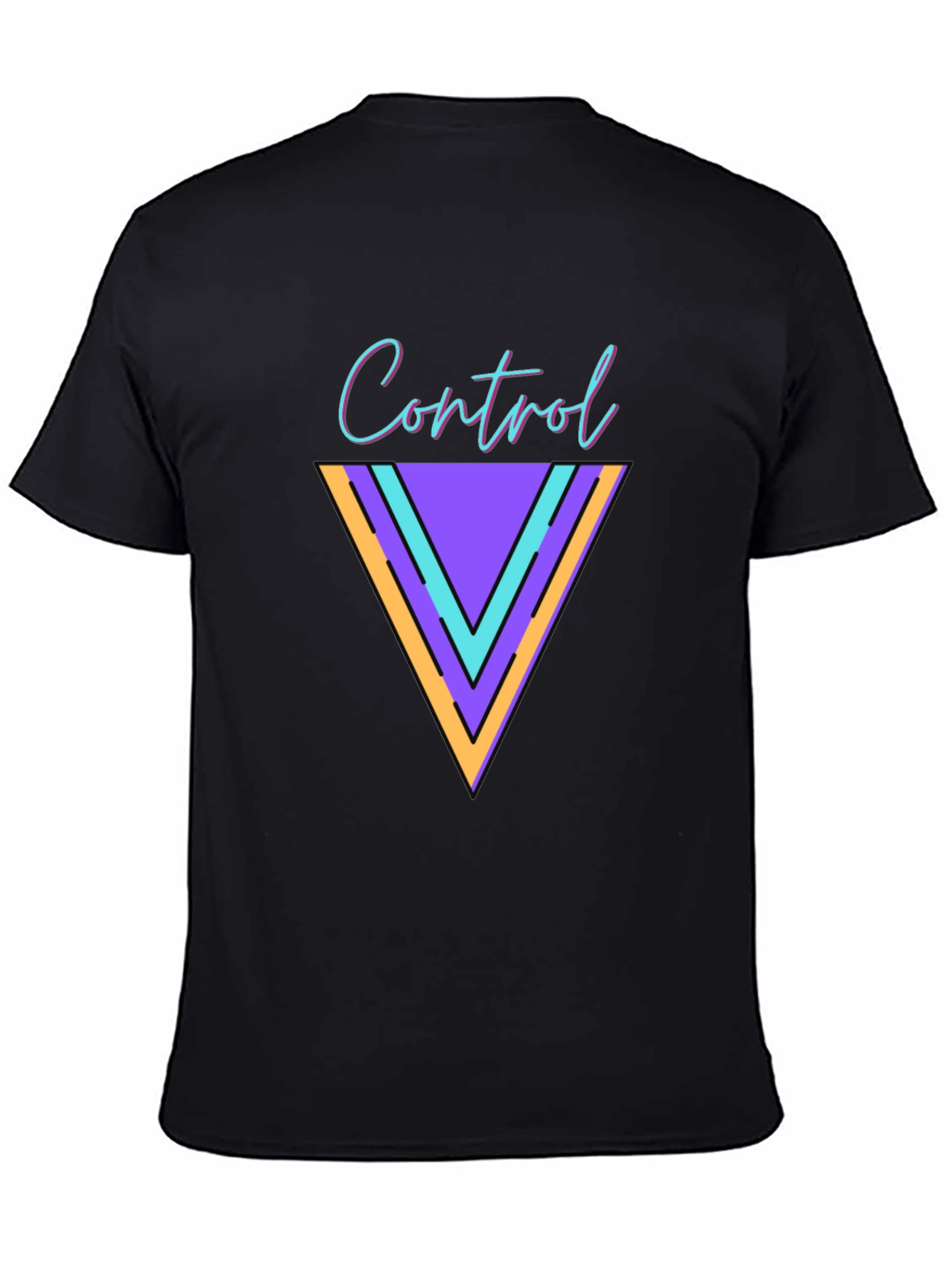 Retro Control Triangle Graphic Tee