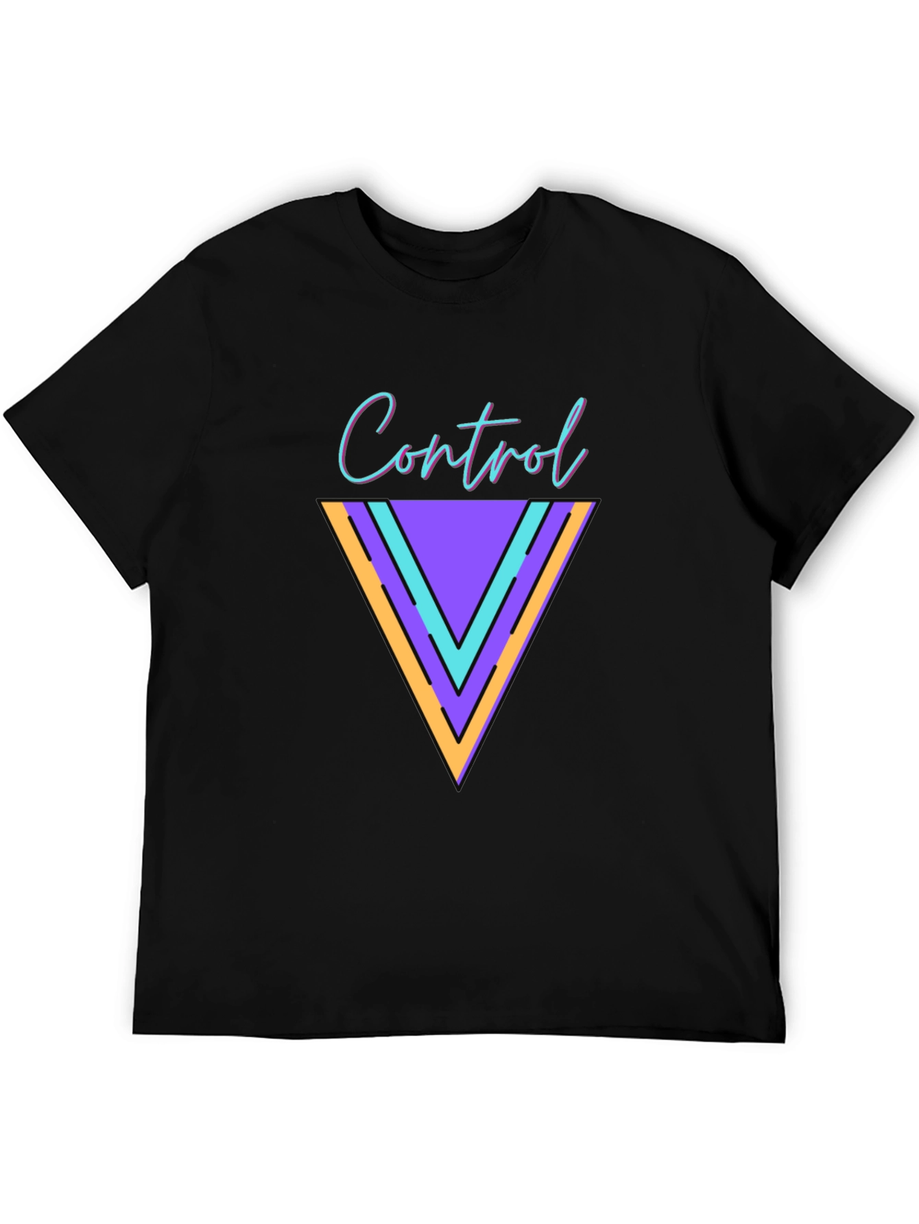 Retro Control Triangle Graphic Tee