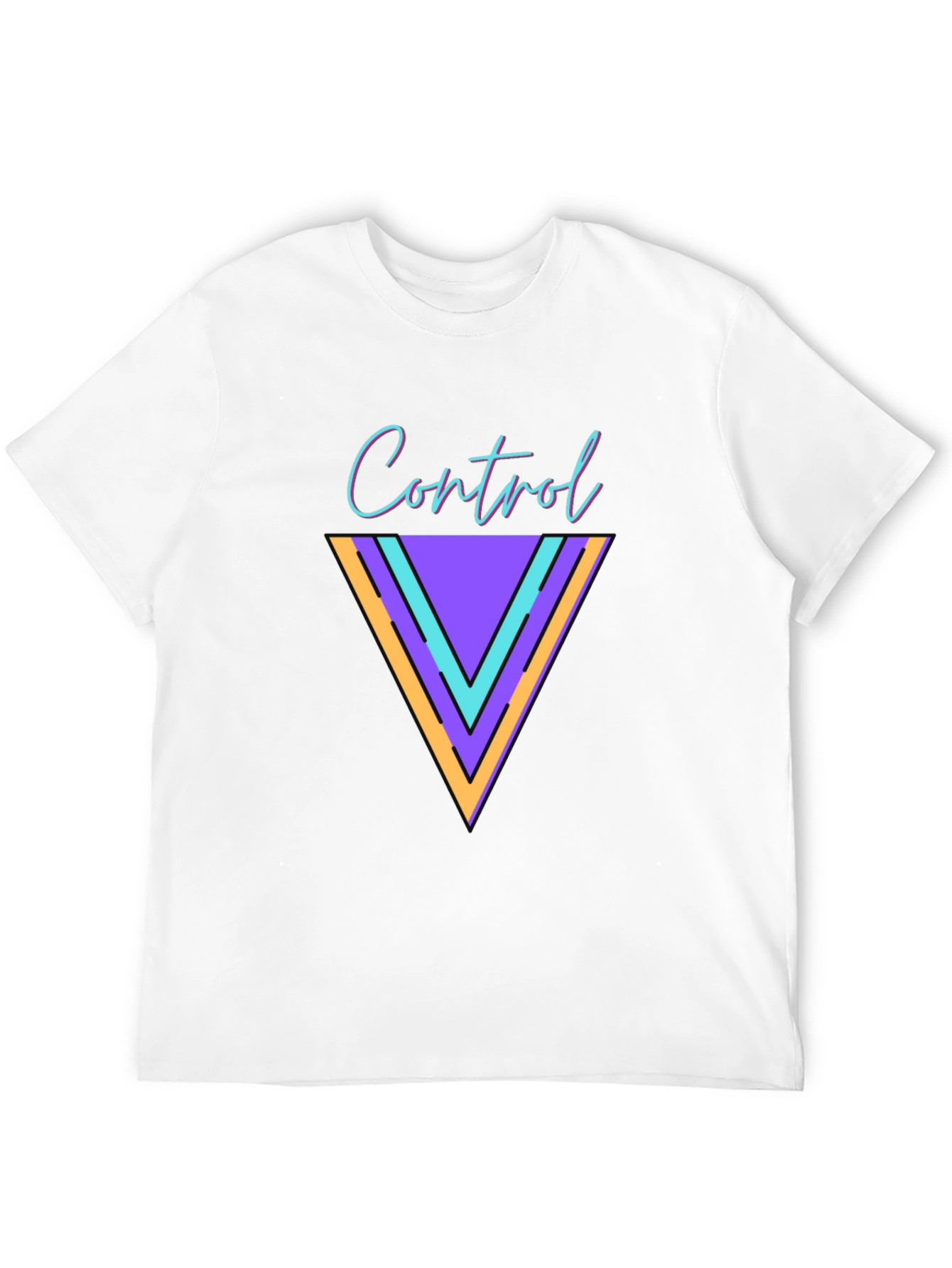 Retro Control Triangle Graphic Tee