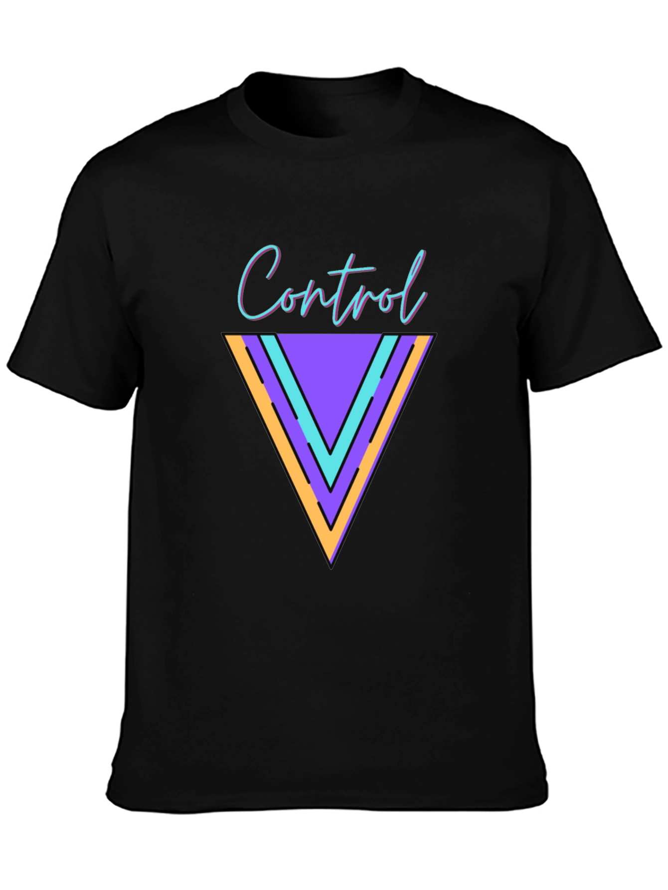 Retro Control Triangle Graphic Tee