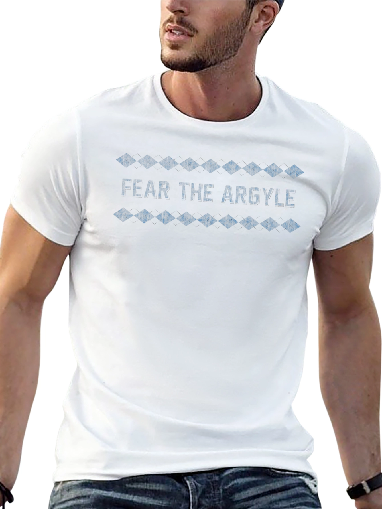 Fear The Argyle Graphic T-Shirt
