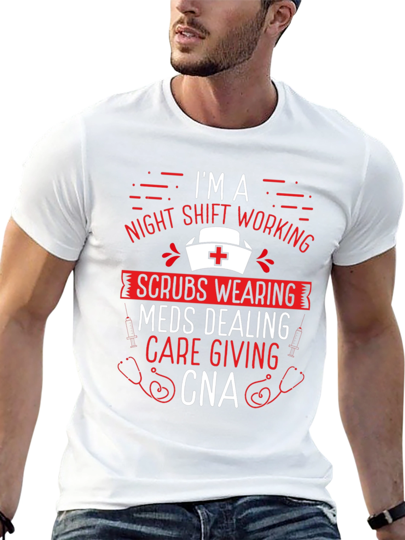 Night Shift CNA Graphic T-Shirt