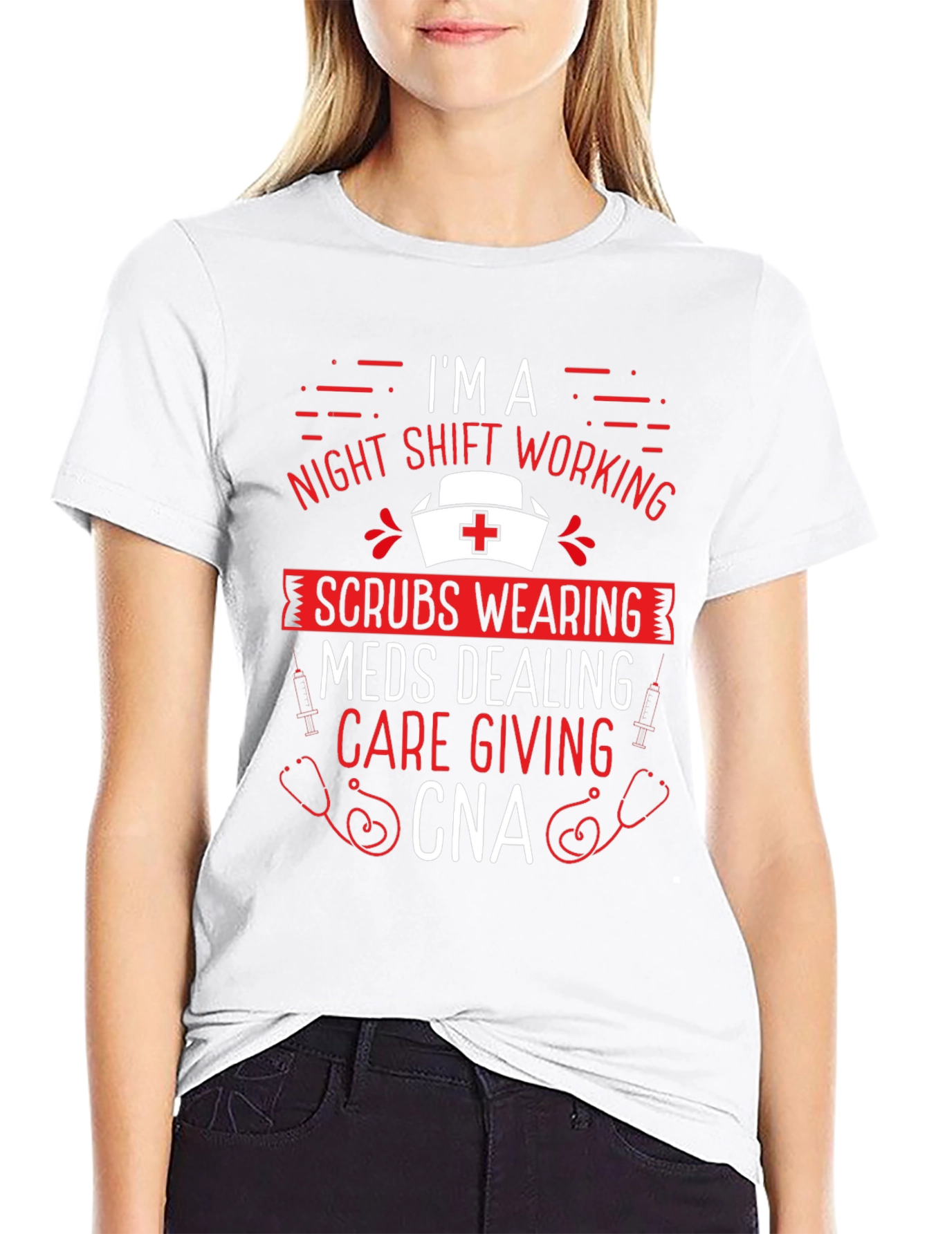 Night Shift CNA Graphic T-Shirt