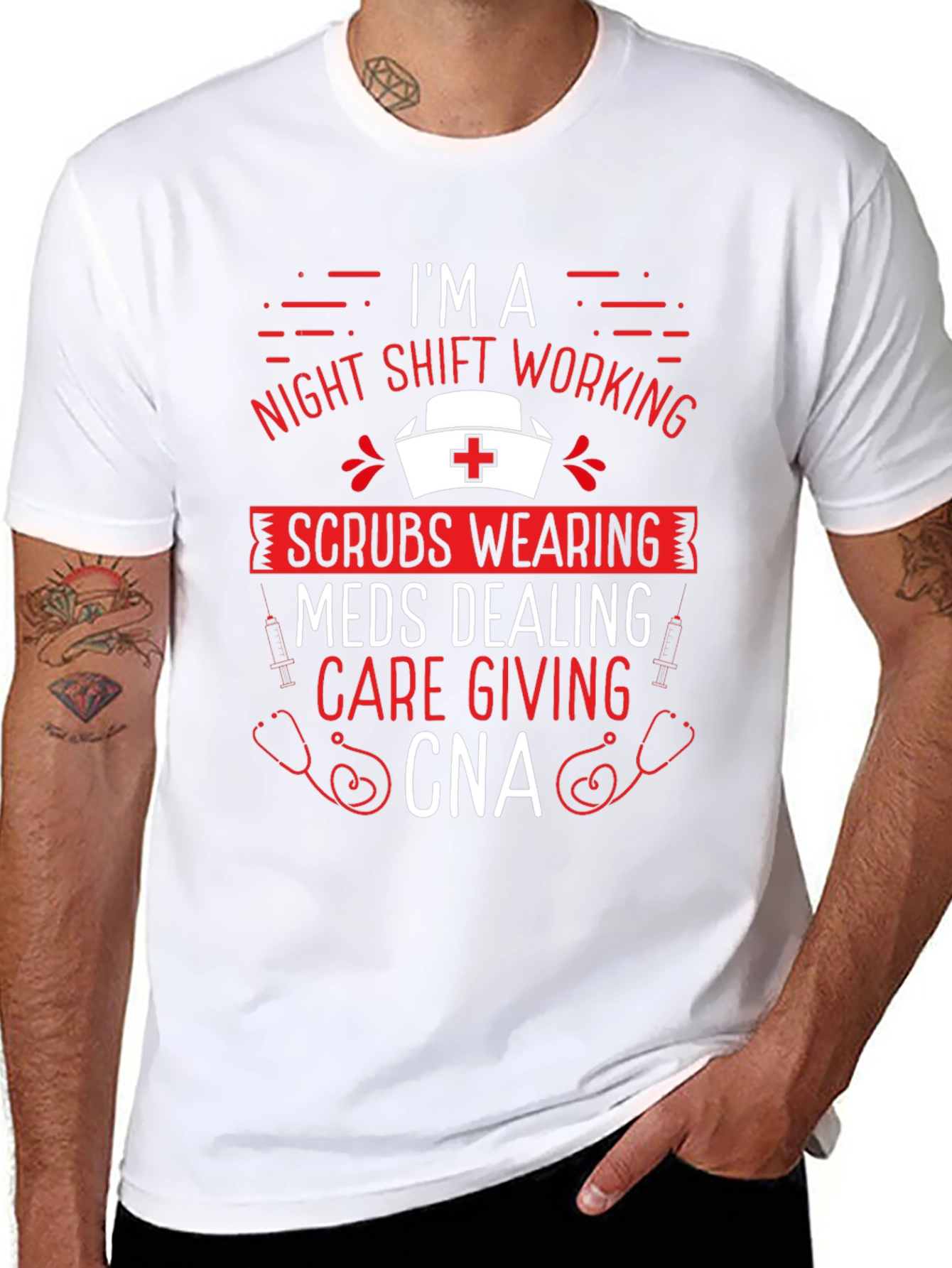 Night Shift CNA Graphic T-Shirt