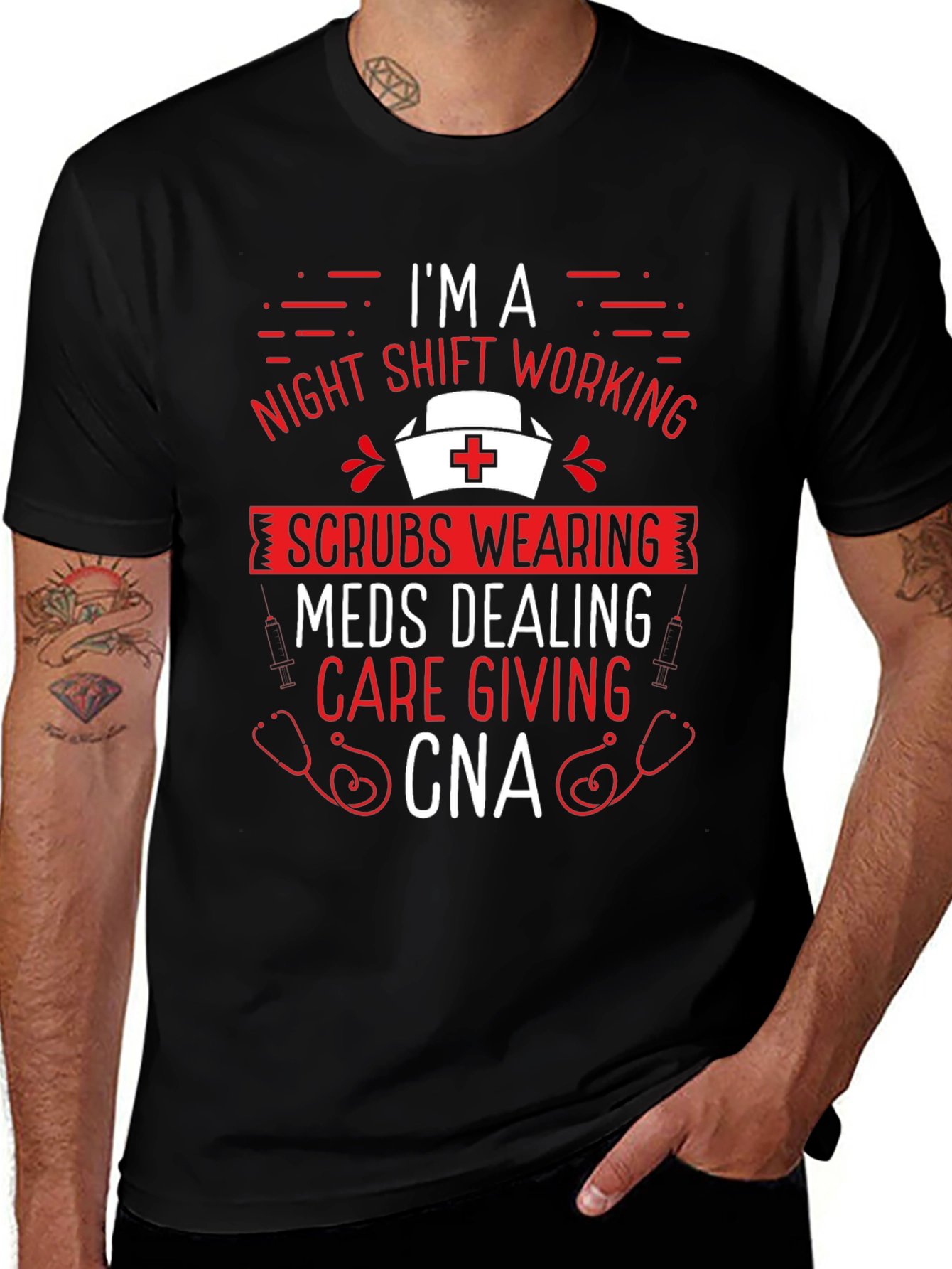 Night Shift CNA Graphic T-Shirt