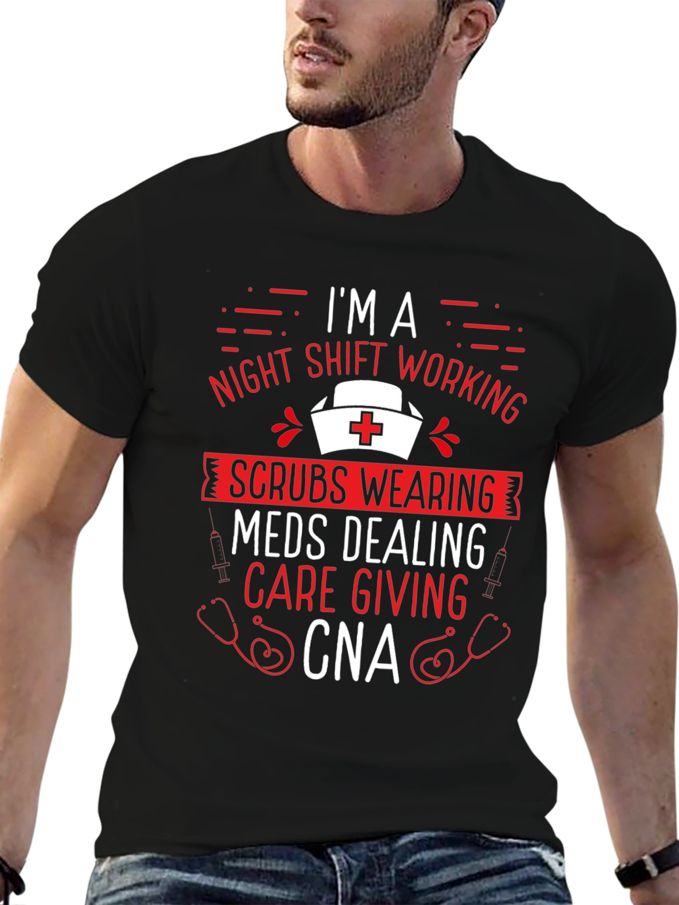 Night Shift CNA Graphic T-Shirt