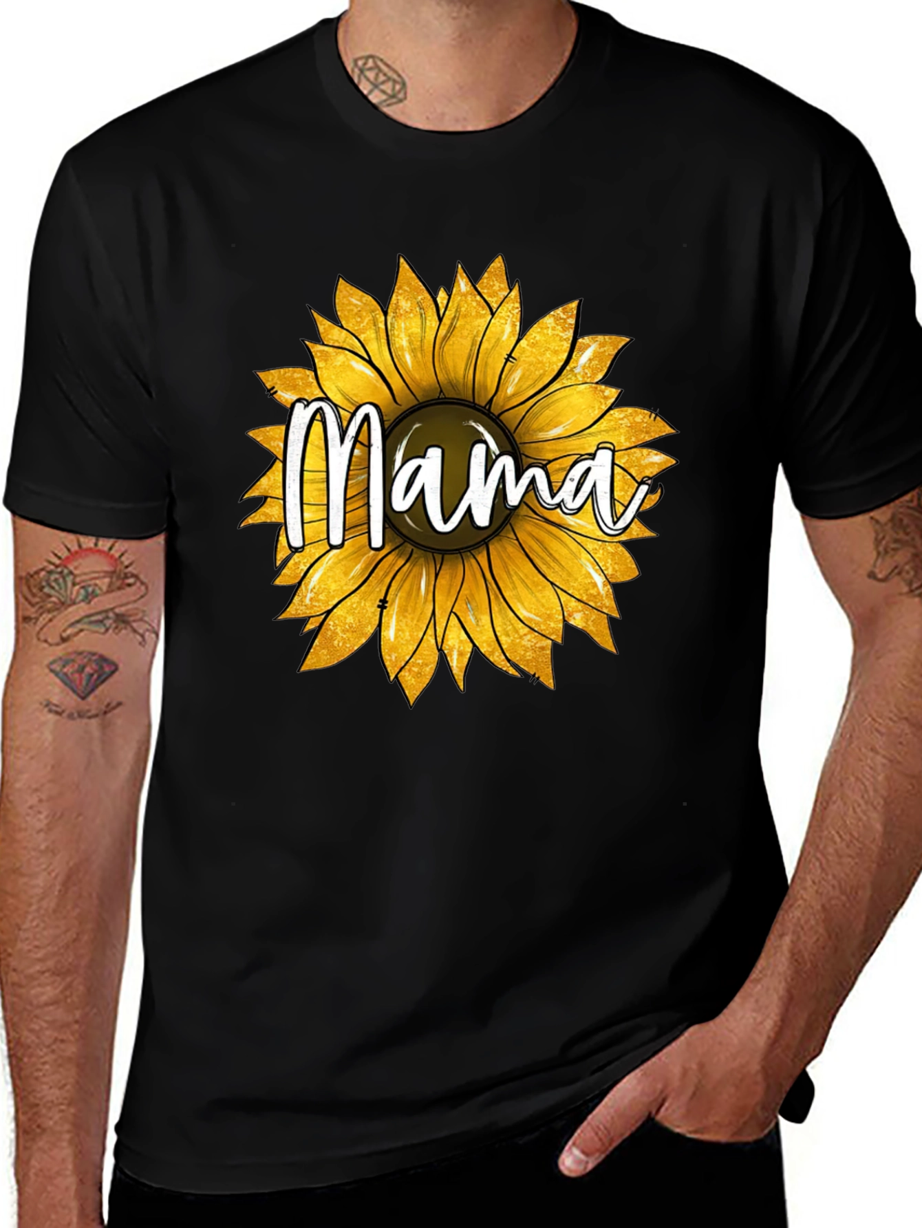 Mama Sunflower Graphic Tee