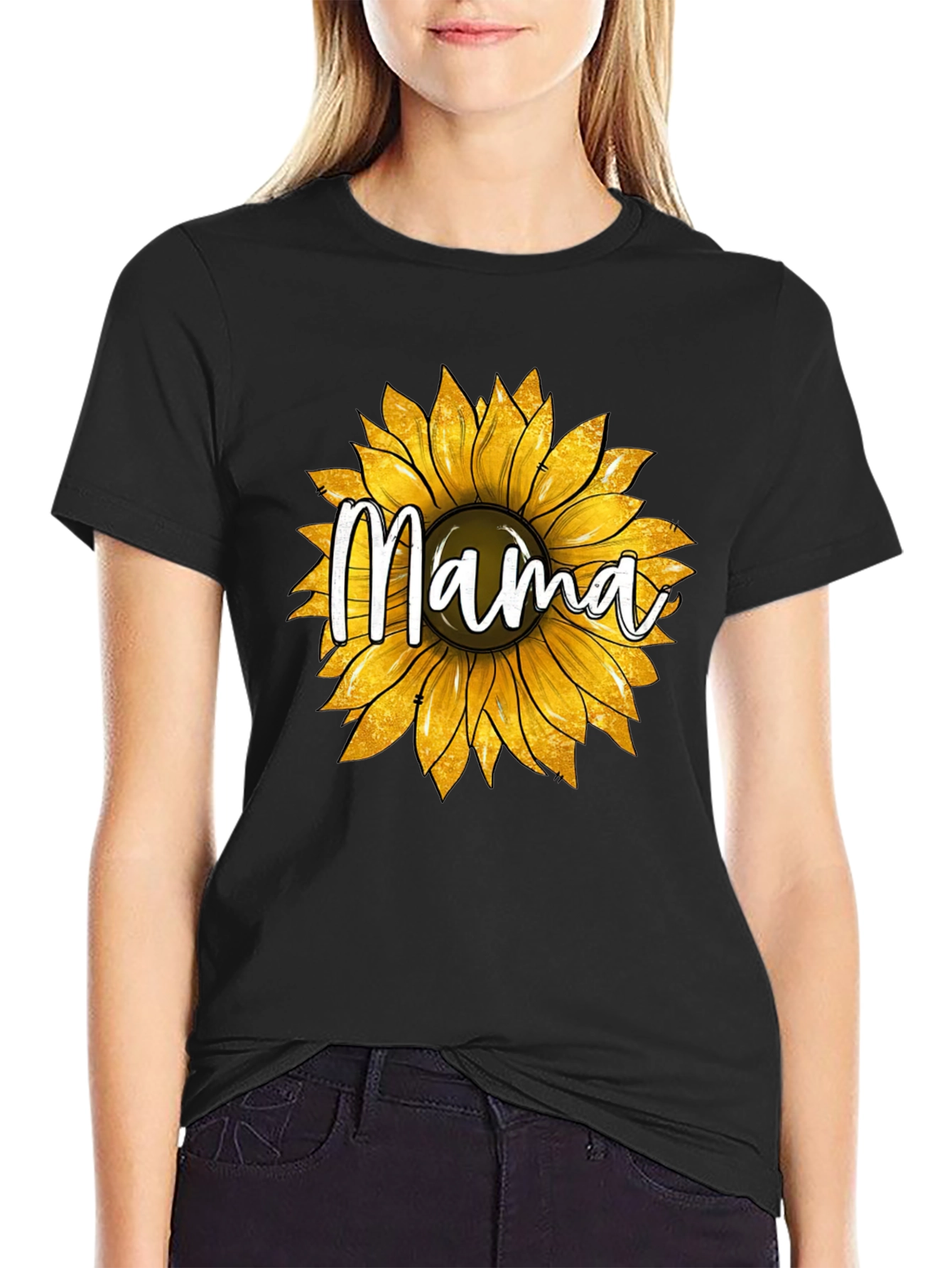 Mama Sunflower Graphic Tee