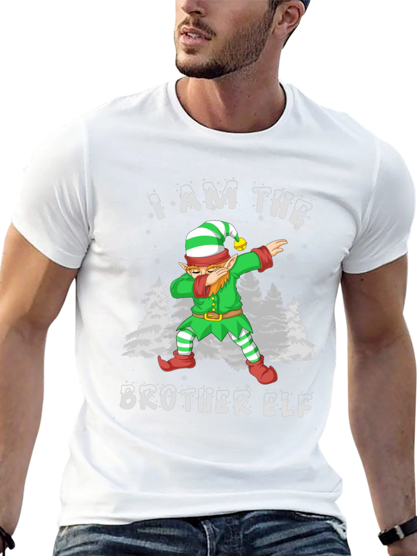 Brother Elf Dabbing Christmas T-Shirt