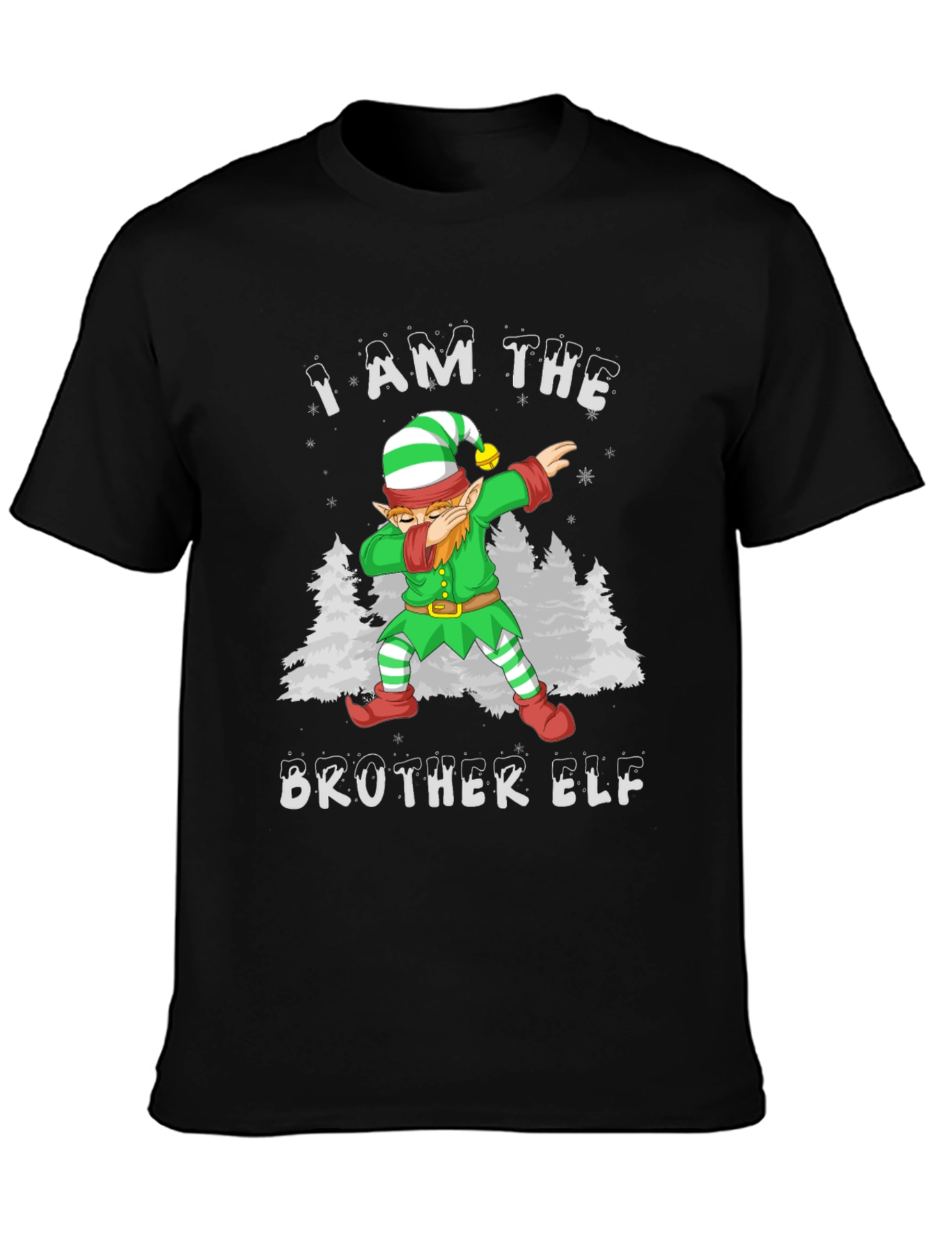 Brother Elf Dabbing Christmas T-Shirt