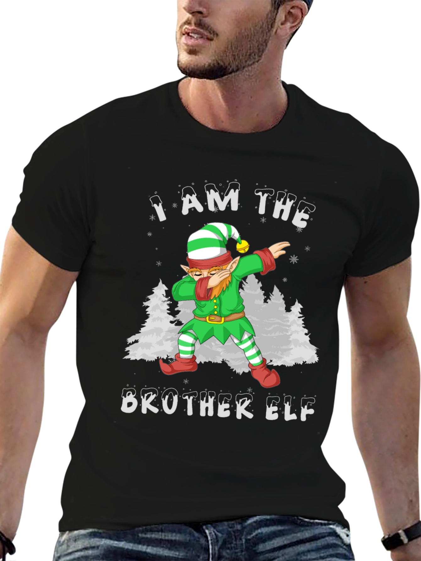 Brother Elf Dabbing Christmas T-Shirt