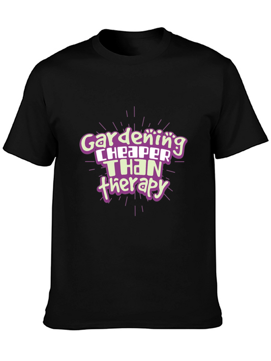Gardening Cheaper Than Therapy Graphic Tee