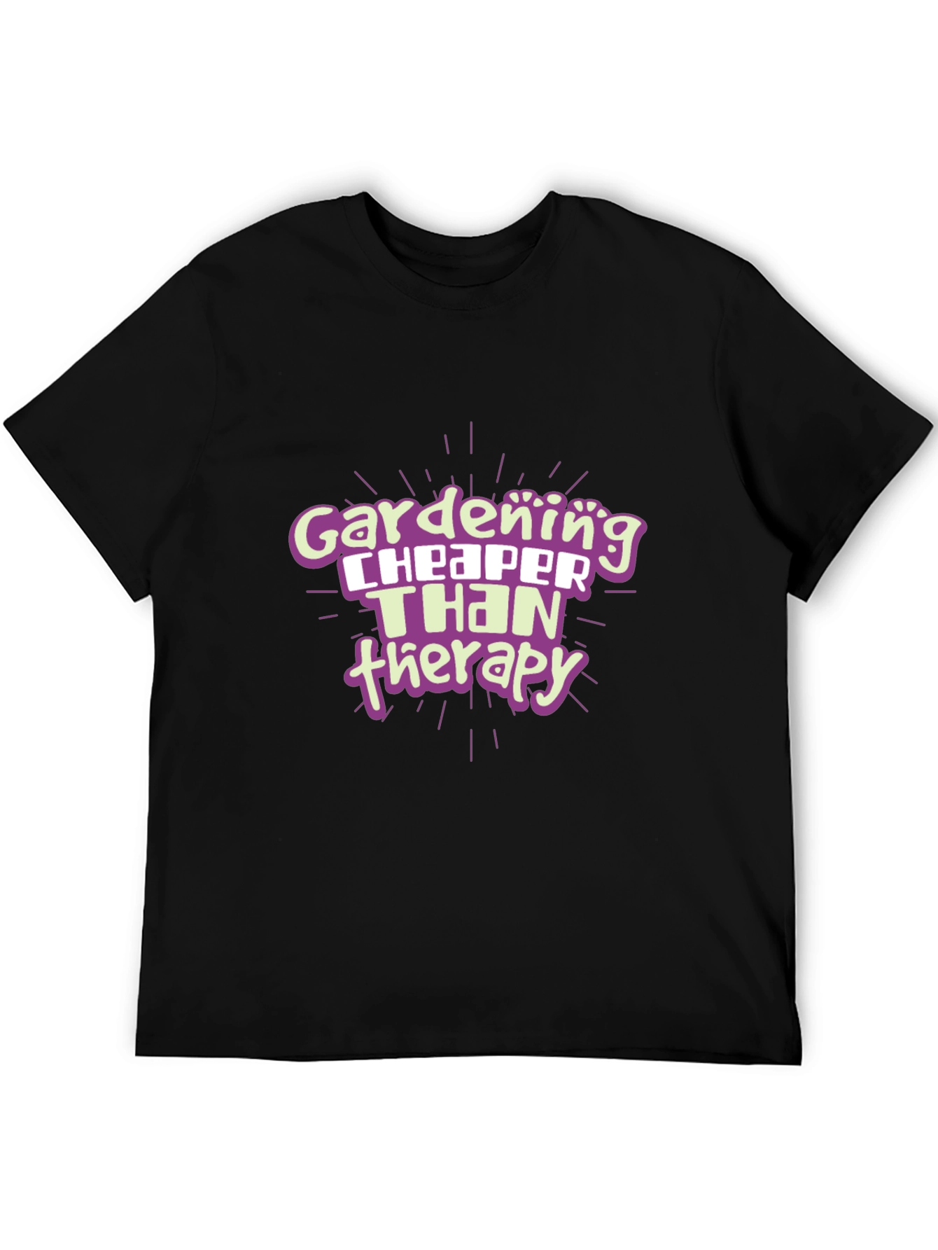 Gardening Cheaper Than Therapy Graphic Tee
