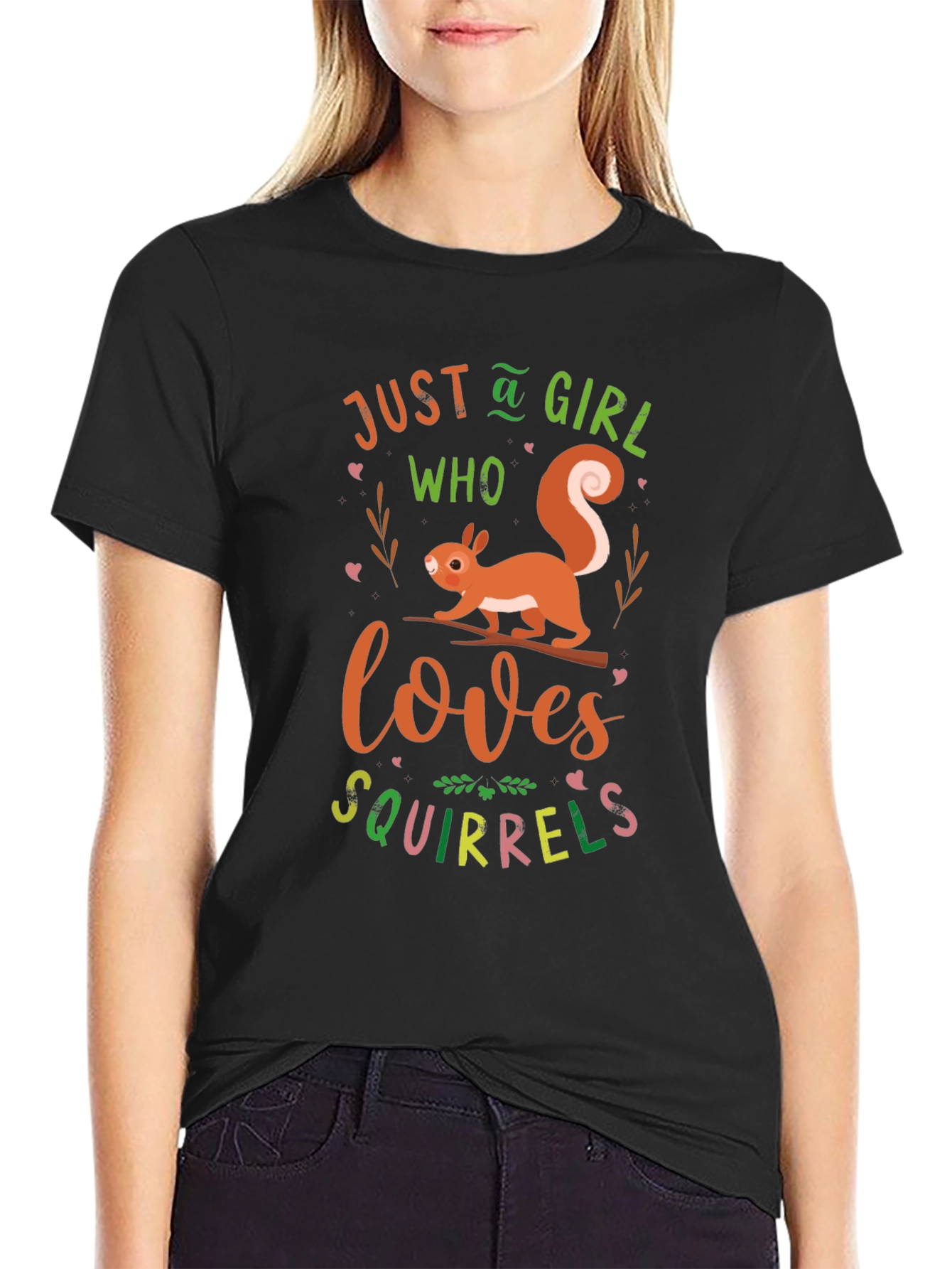 Just A Girl Who Loves Squirrels T-Shirt