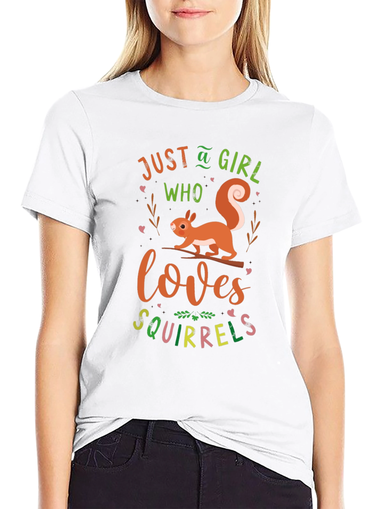 Just A Girl Who Loves Squirrels T-Shirt